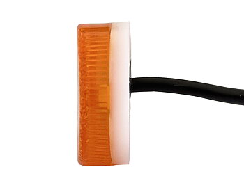 BriodLights Pos. lampa oval m blinkers, vinkelfäste, ADR