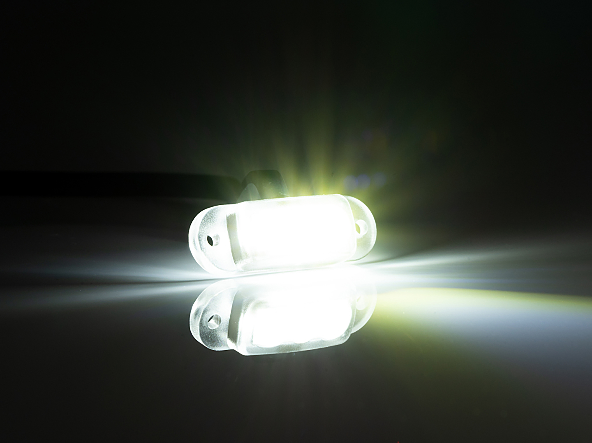 BriodLights Liten pos lampa LED 12V, vit, m QS150 kontakt - 4