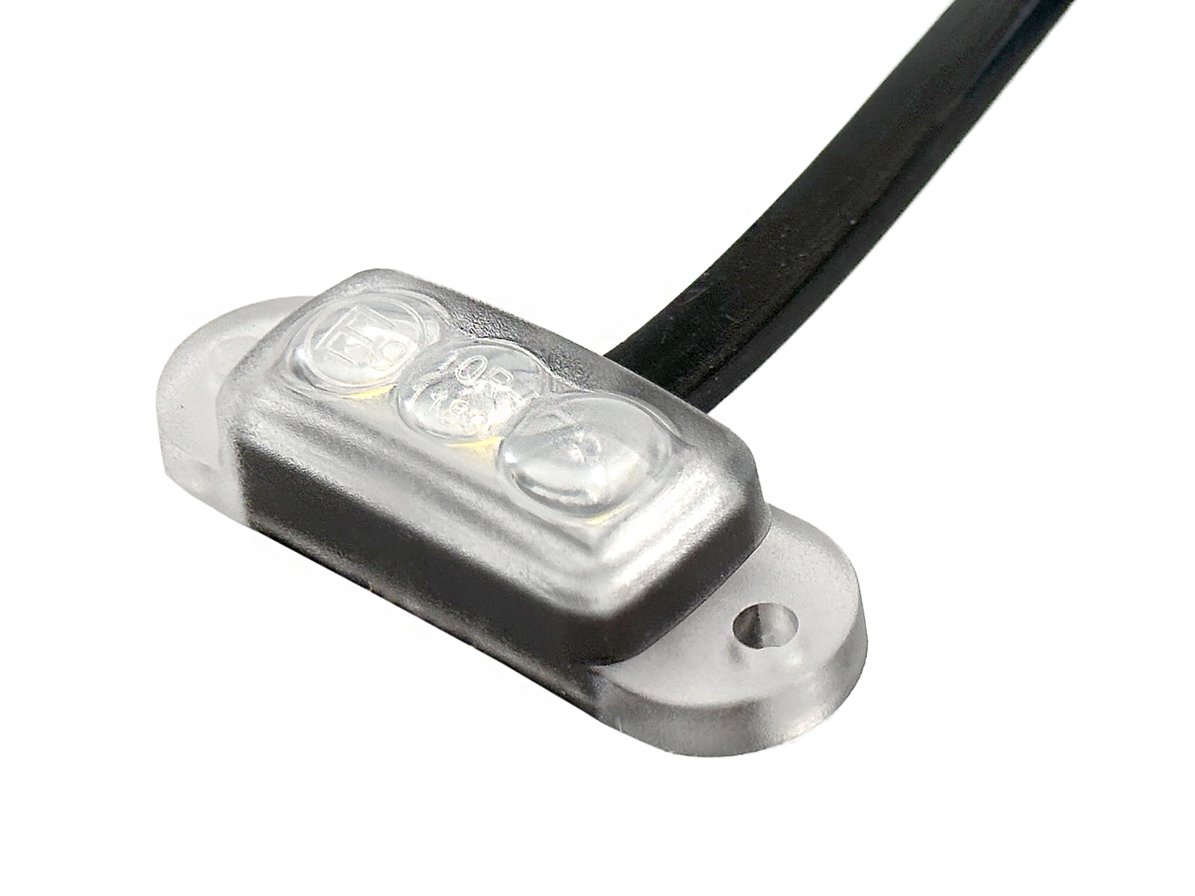 BriodLights Liten pos lampa LED 12V, vit, m QS150 kontakt - 3