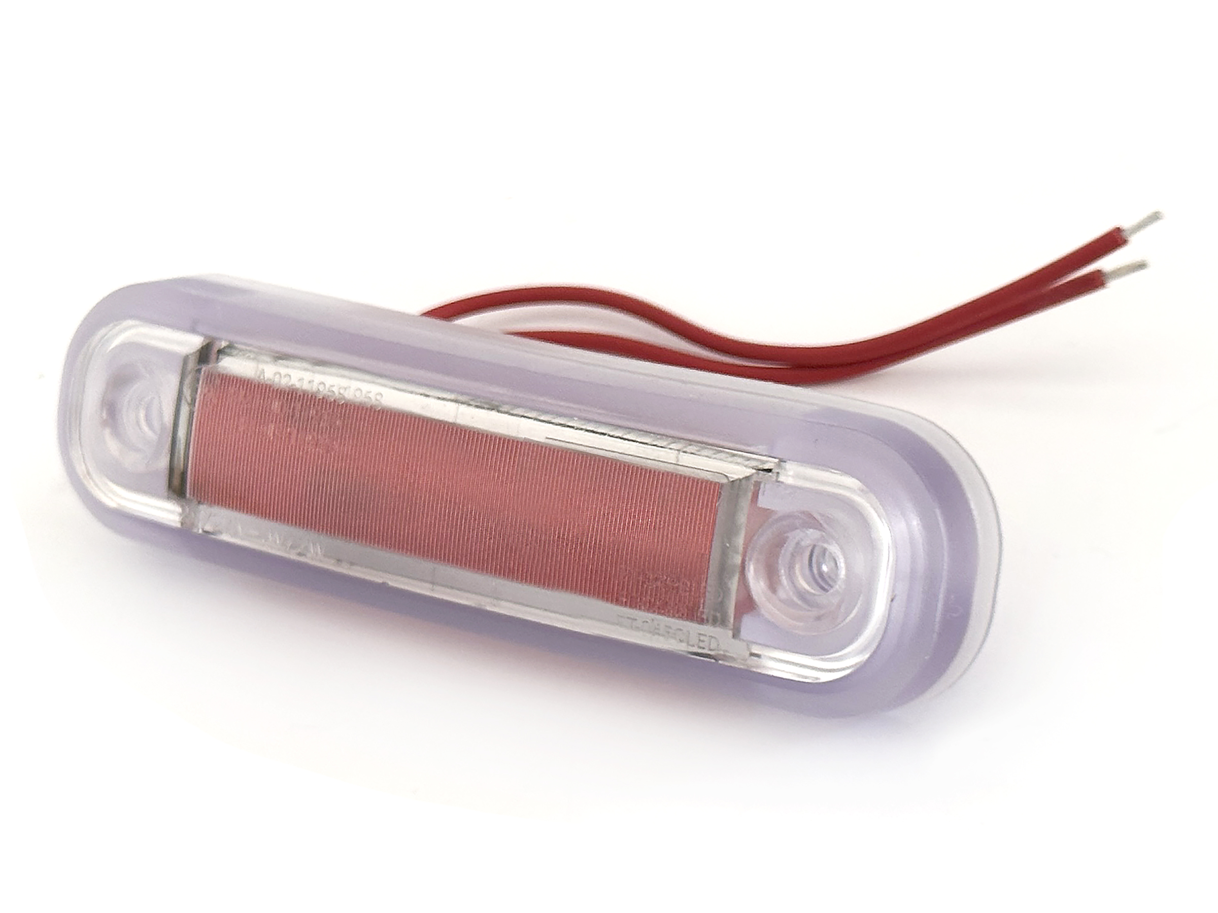 BriodLights Positionslampa klar röd, 2x0.75 mm² 0,5m - 3