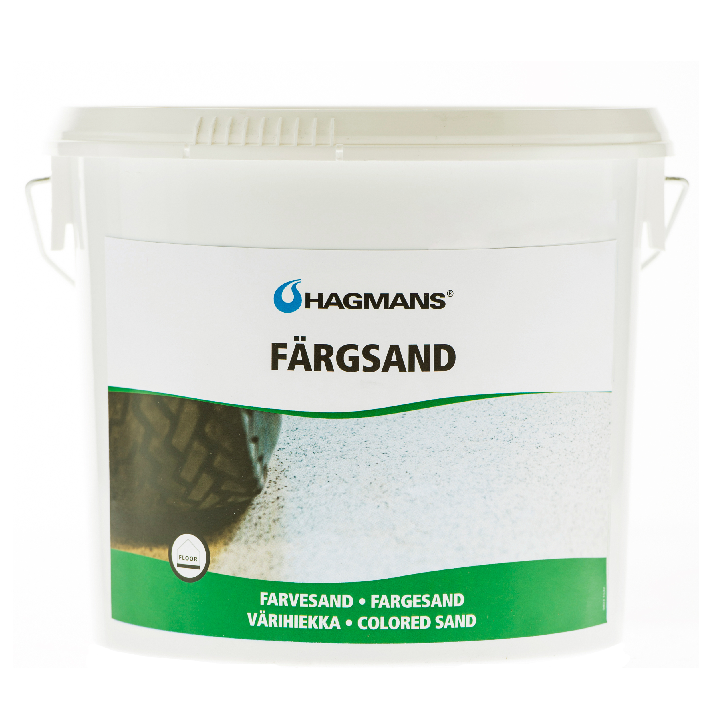 Hagmans Färgsand Fin 6203 Mörkgrå 8 KG - 2