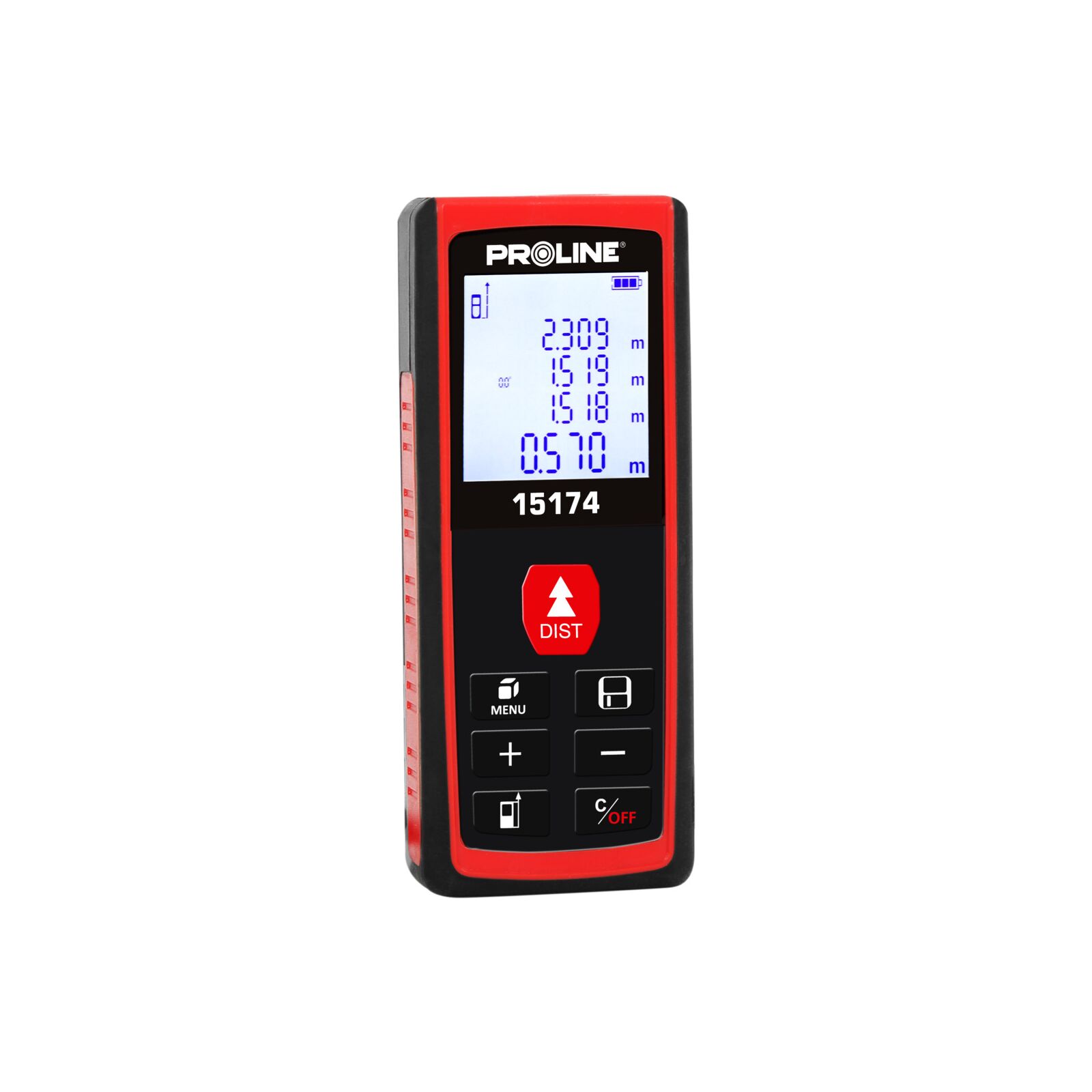 PROLINE TOOLS Avståndsmätare laser 40m, CE, Proline