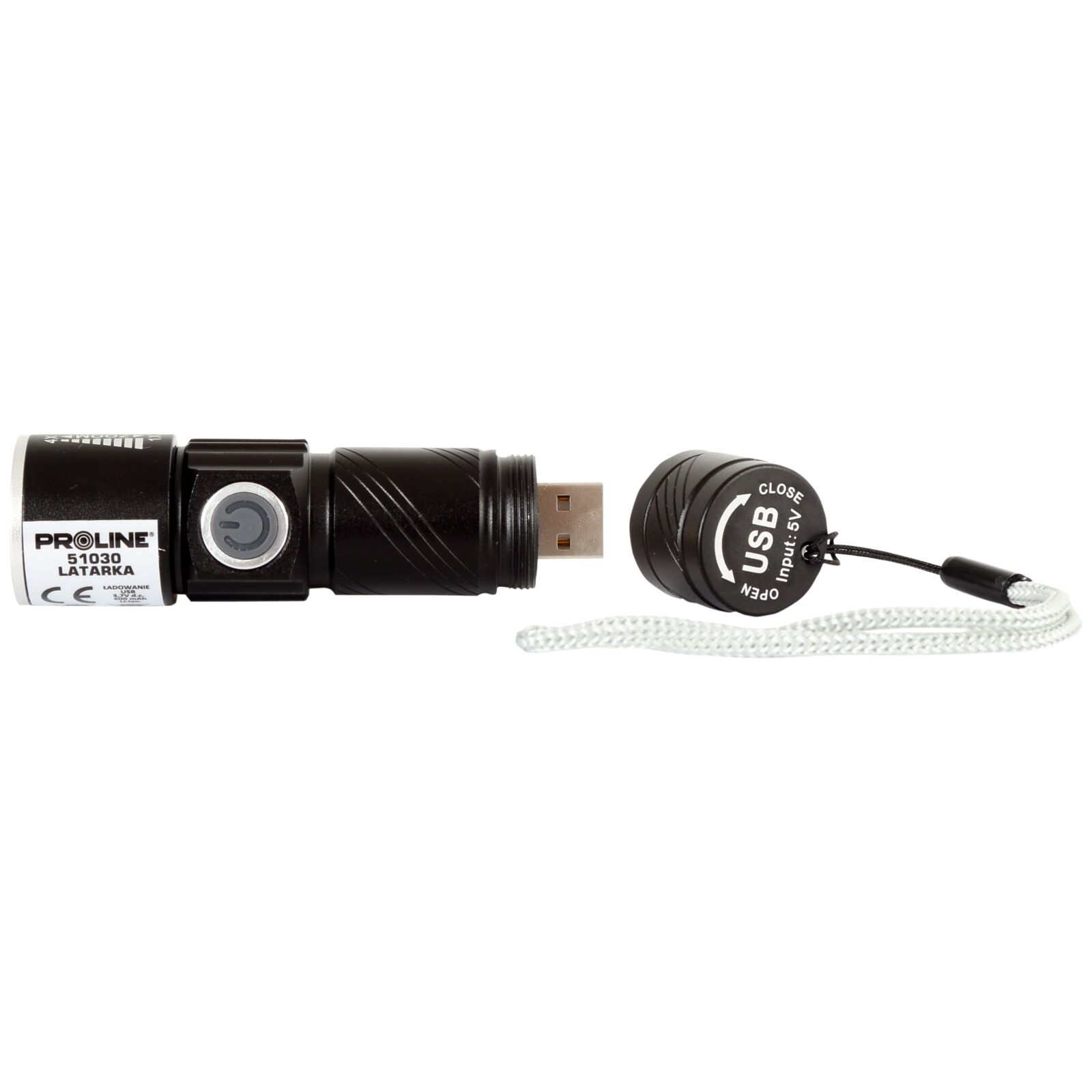 PROLINE TOOLS LED Zoom Lampa 50/100/Flash, Aluminium, USB, Proline - 2
