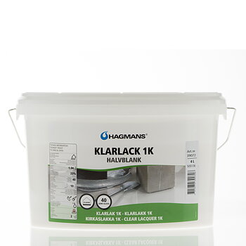 Hagmans Klarlack 1K 40 4 L