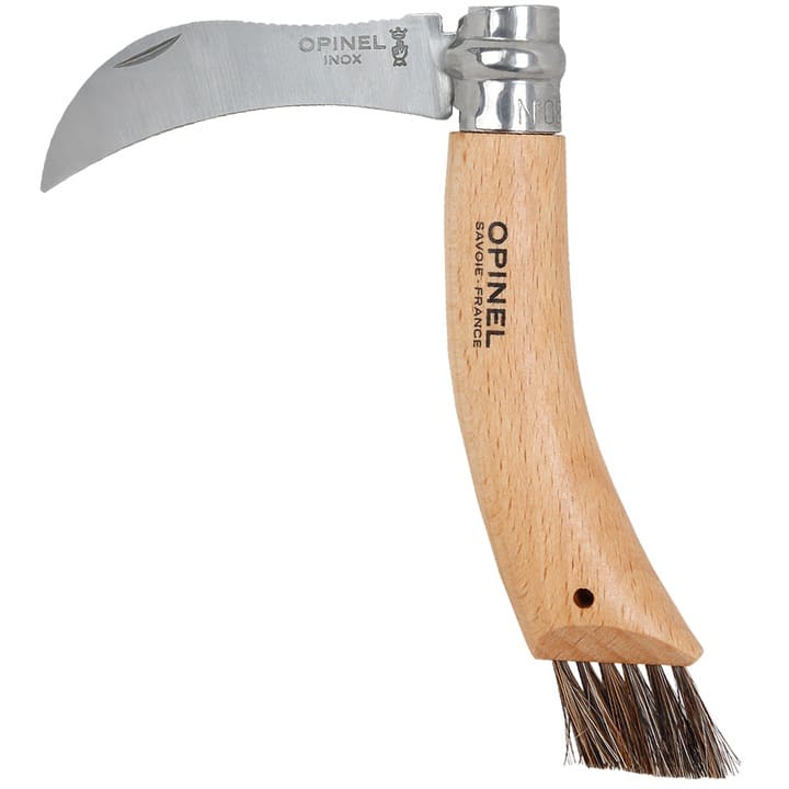 Opinel svampkniv med borste, 8.5 cm, hopfällbar - 4