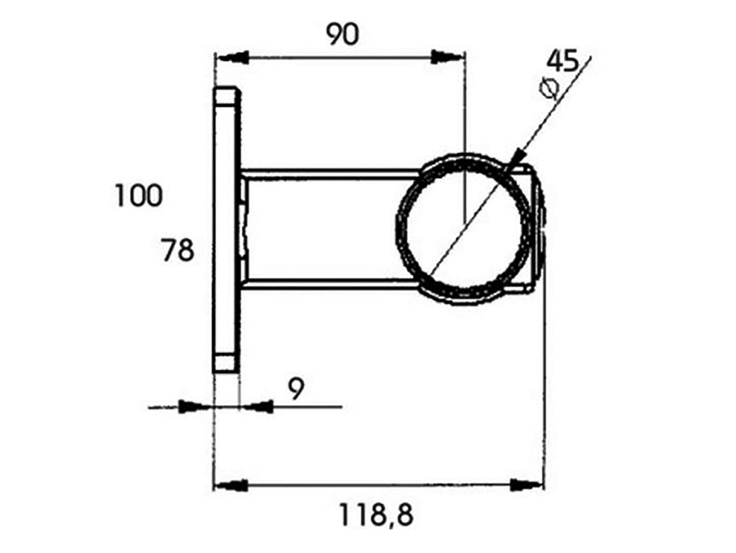 Positionslampa LED Superpoint III 12/24V 119 mm - 2