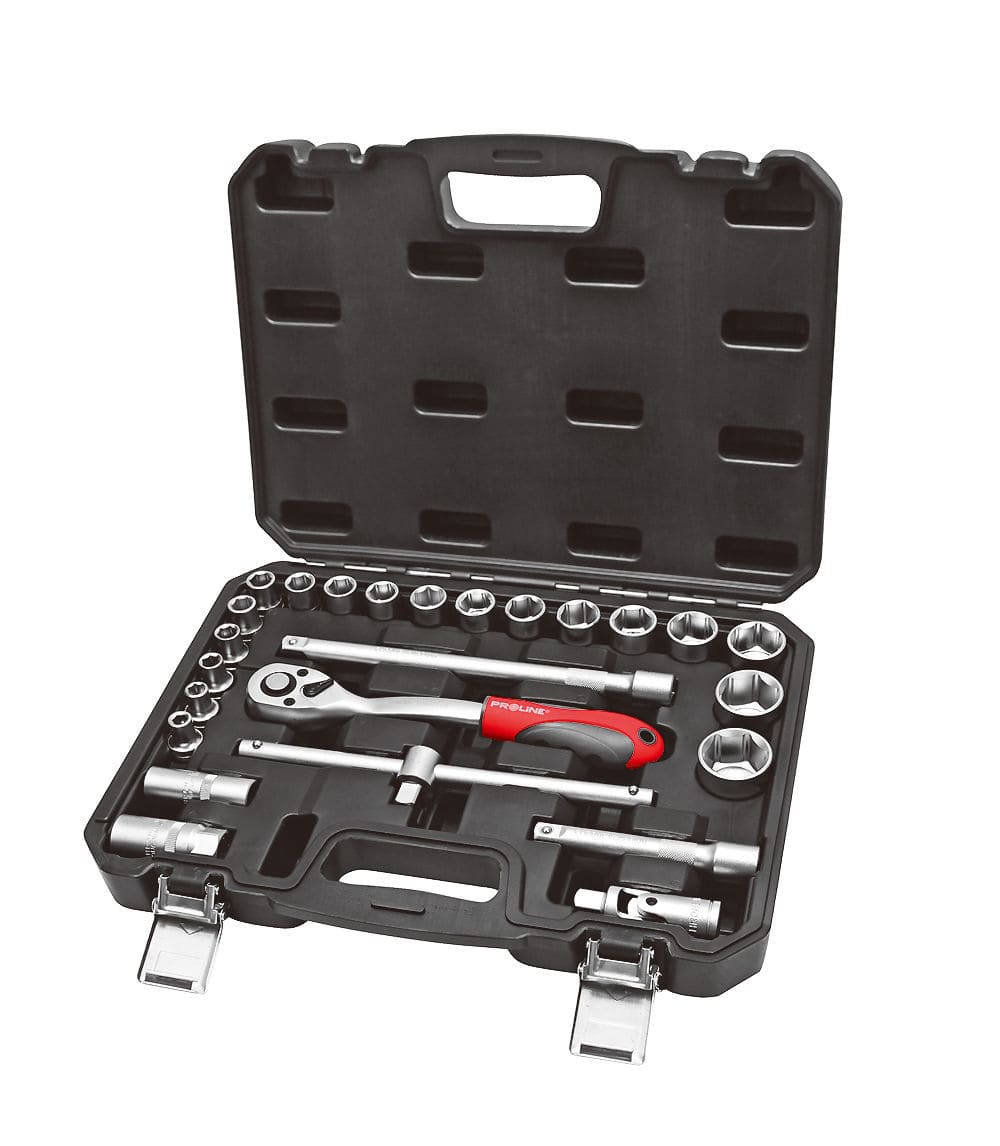 PROLINE TOOLS Hylsnyckelsats 25 delar 1/28-32 mm, Proline