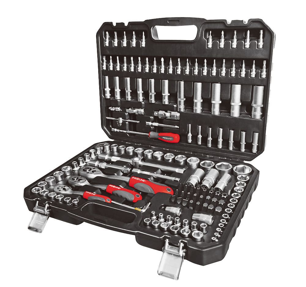 PROLINE TOOLS Hylsnyckelsats 150 delar 1/41/23/84-32 mm, Proline
