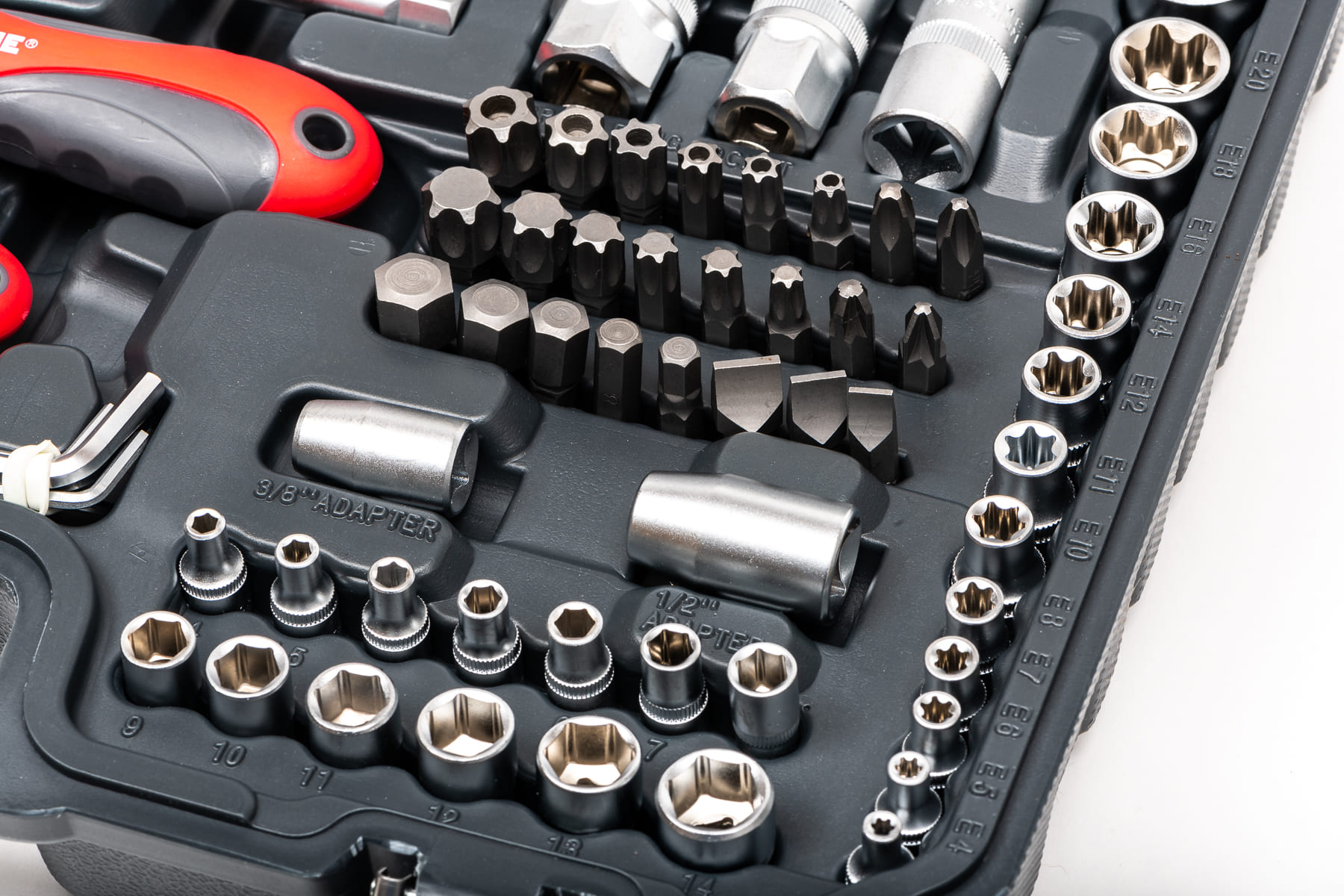 PROLINE TOOLS Hylsnyckelsats 150 delar 1/41/23/84-32 mm, Proline - 9