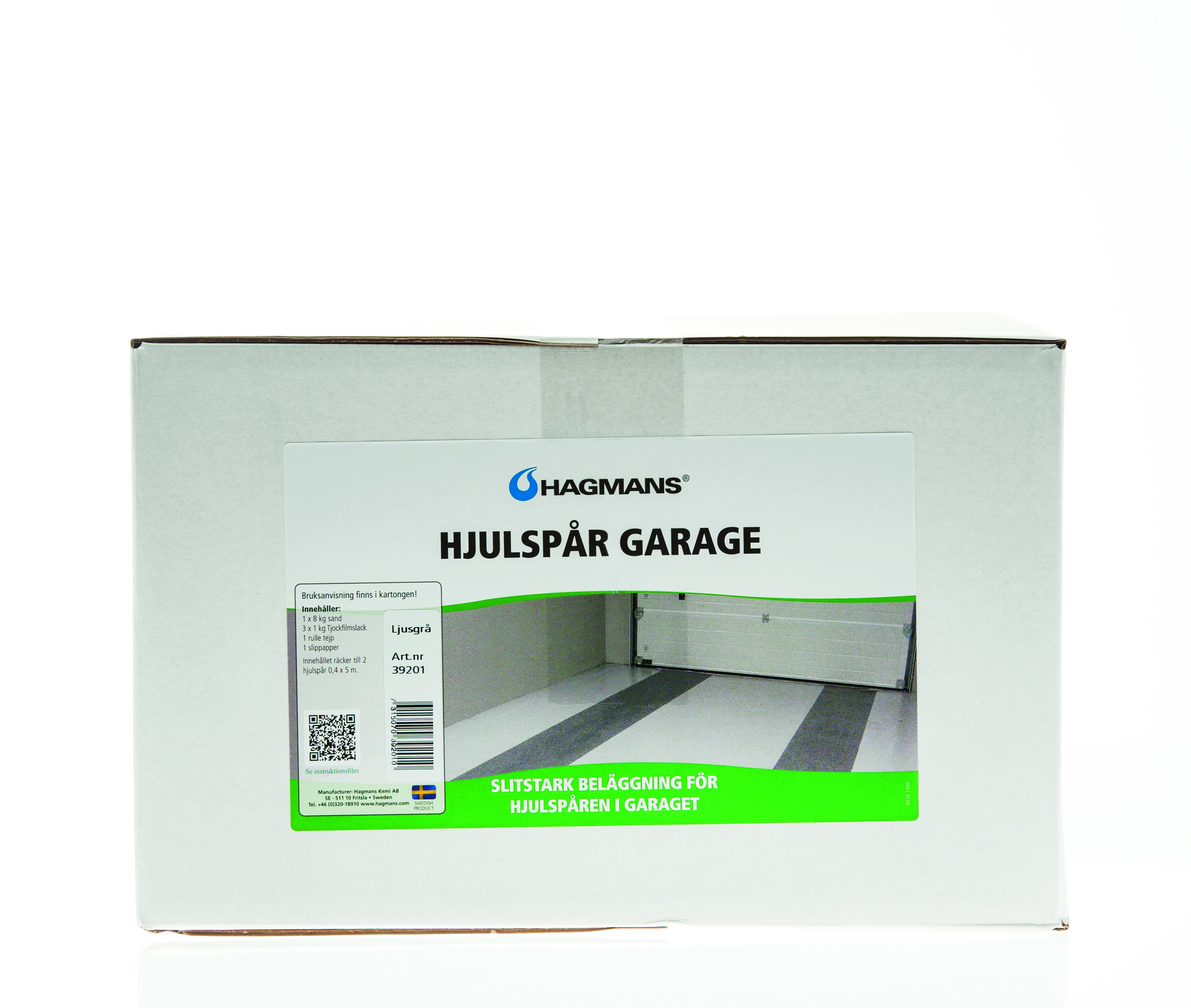 Hagmans Hjulspår Garage Ljusgrå 12,5 KG