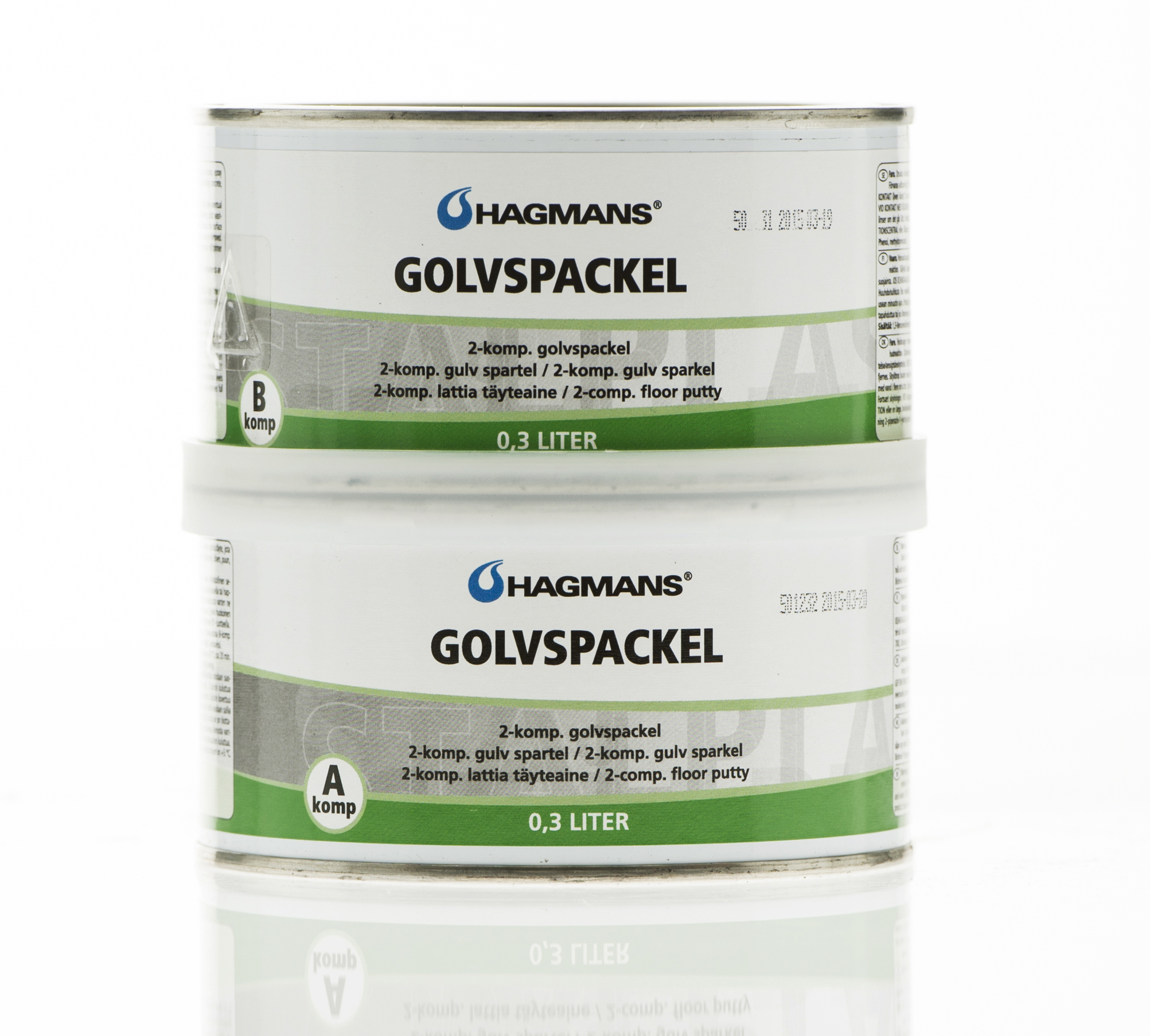 Hagmans Golvspackel 0,6 L