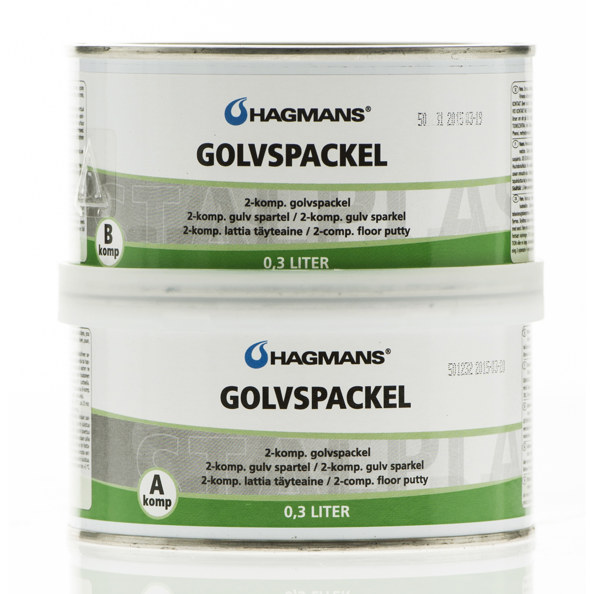 Hagmans Golvspackel 0,6 L - 2