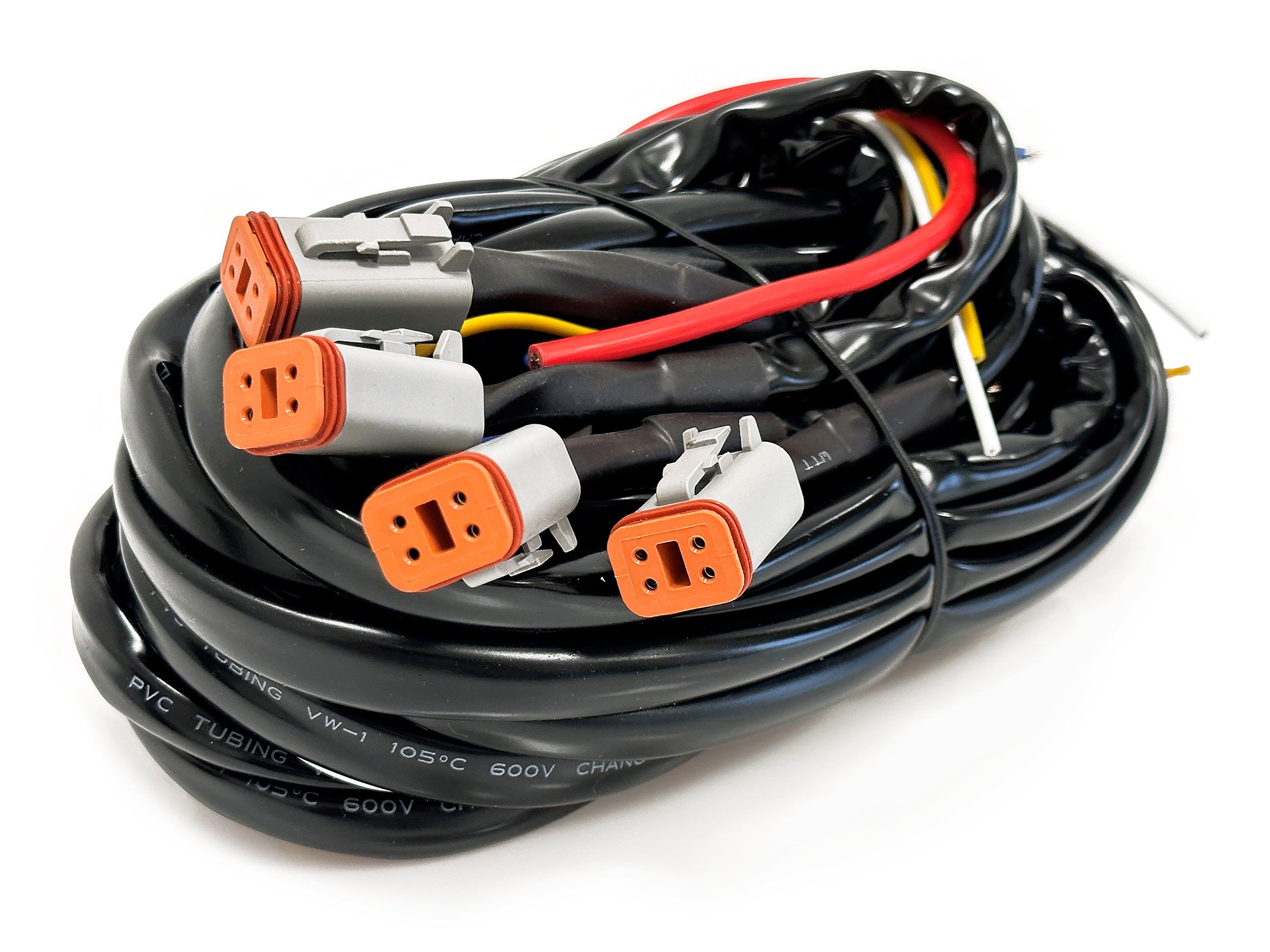 BriodLights kabelsats 4 st 4-pol. DT 2 m 80 A relä 60 A – 15 st