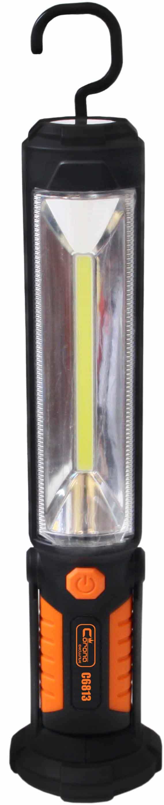 RICHMANN EXCLUSIVE Starkt arbetslampa COB LED 450LM + 25LM varningsblink, laddbar, magnet och krok, USB - 13