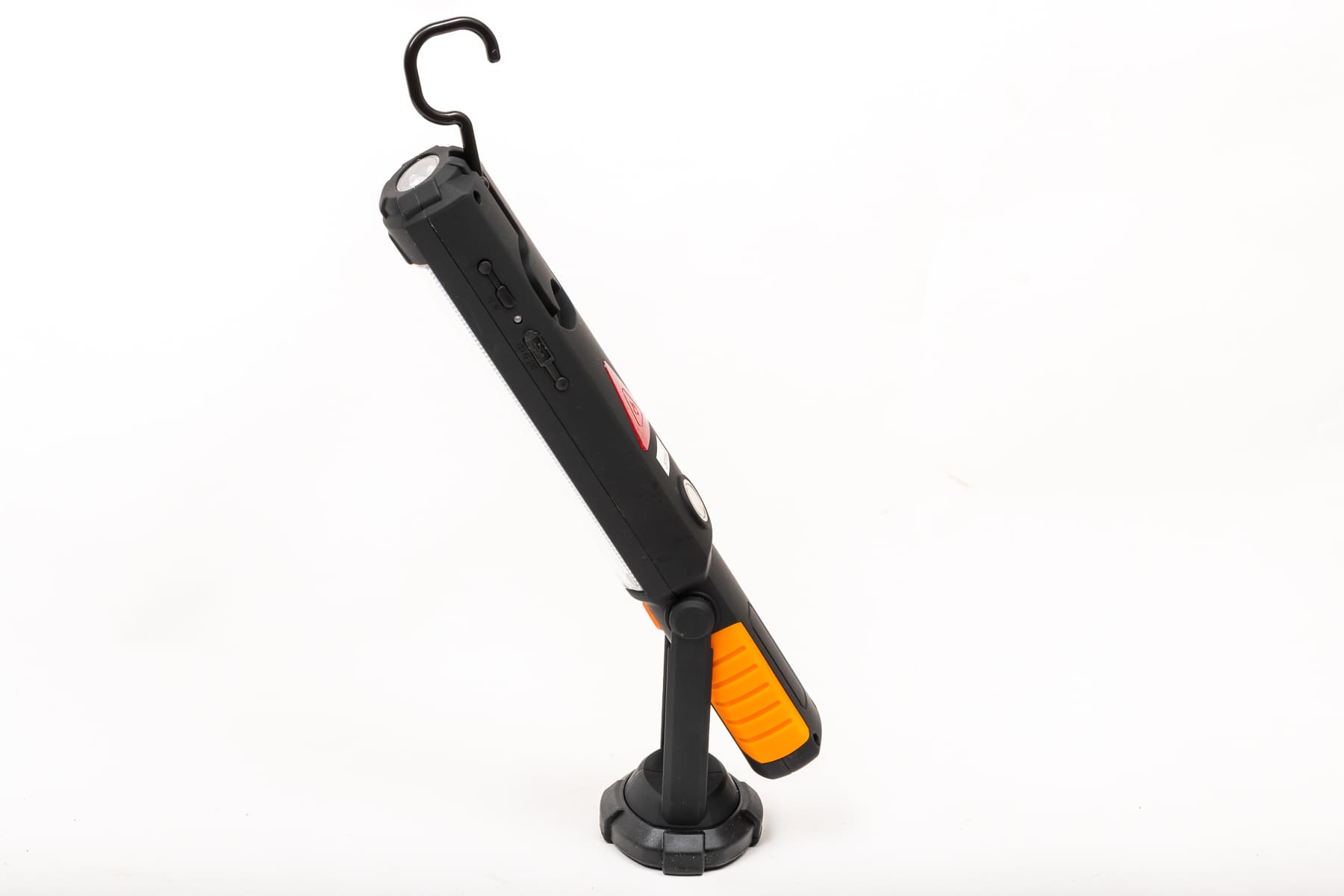 RICHMANN EXCLUSIVE Starkt arbetslampa COB LED 450LM + 25LM varningsblink, laddbar, magnet och krok, USB - 10