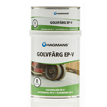 Hagmans Golvfärg EP-V Svart 1 KG