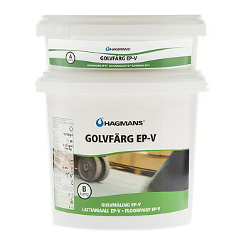 Hagmans Golvfärg EP-V Svart 4 KG