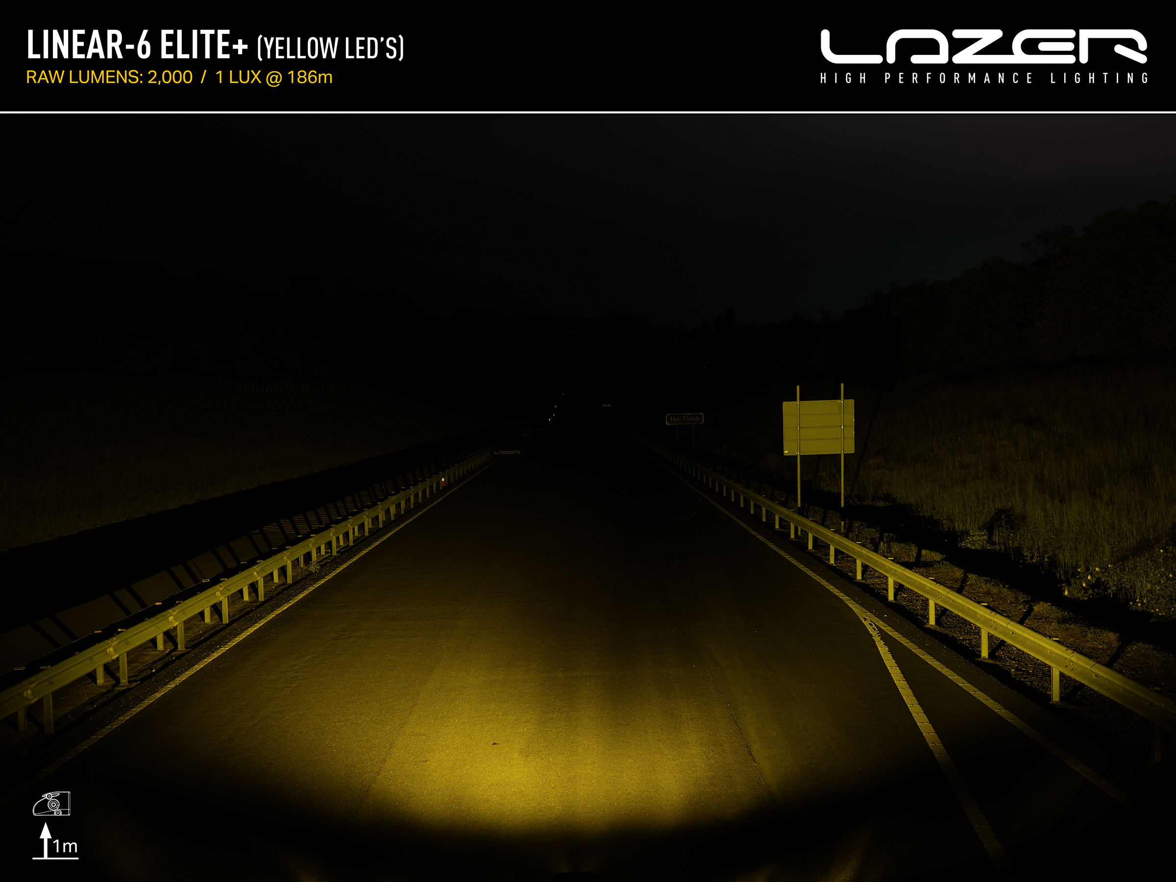 Lazer Linear 6 Elite+ LED extraljusramp 9,1" (232 mm) - 5