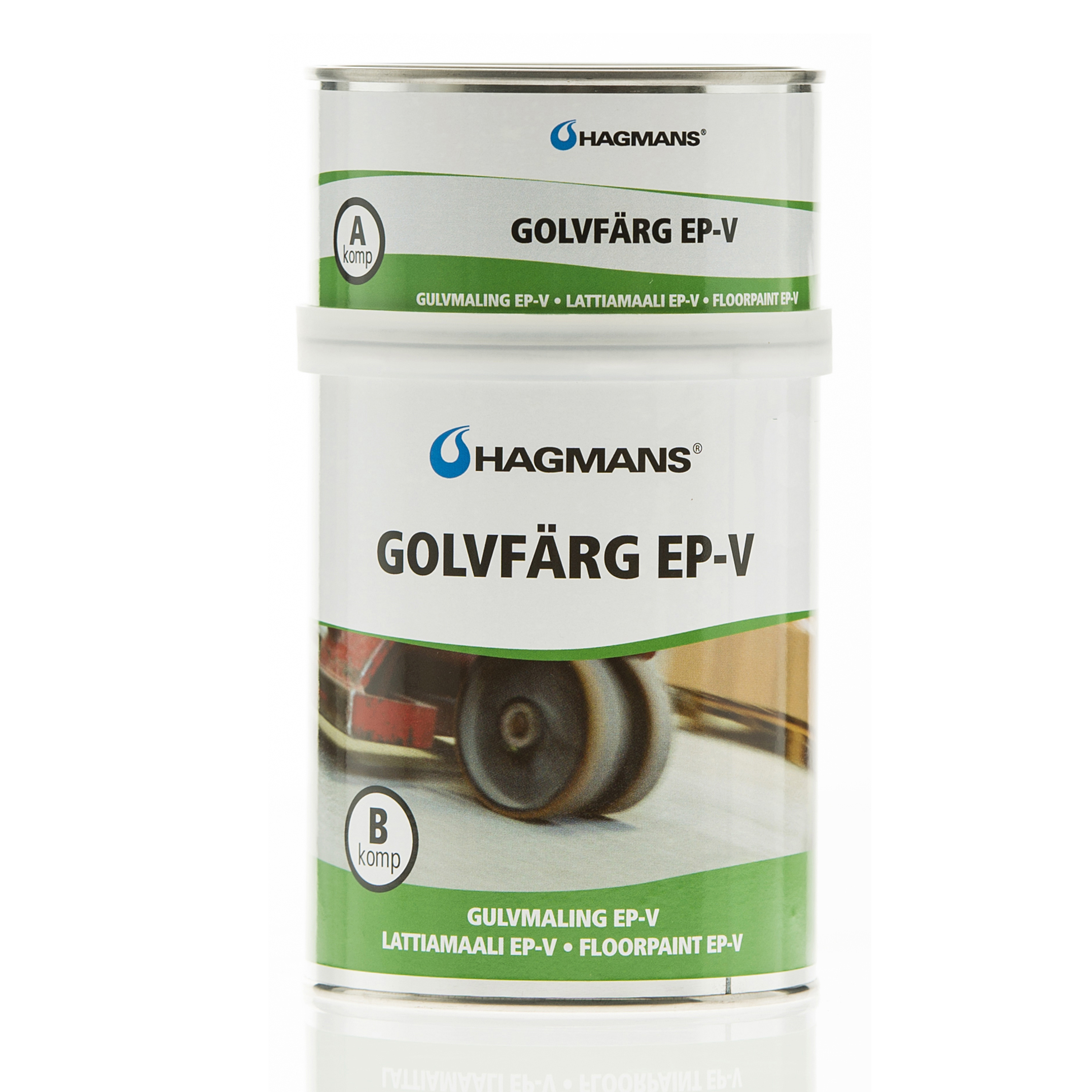 Hagmans Golvfärg EP-V Bas-B 1 KG - 2