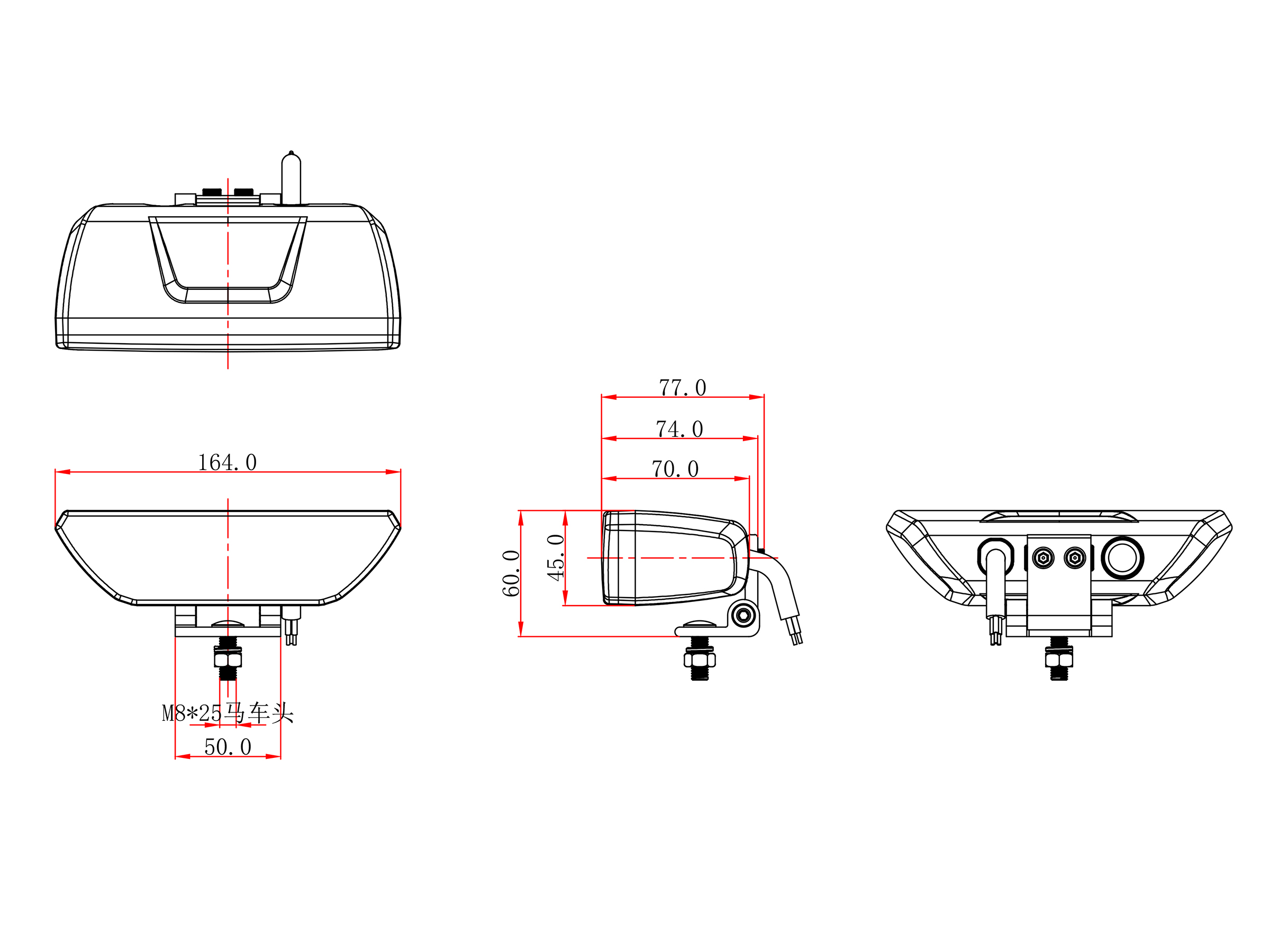 OZZ WR1 Backlampa - 3