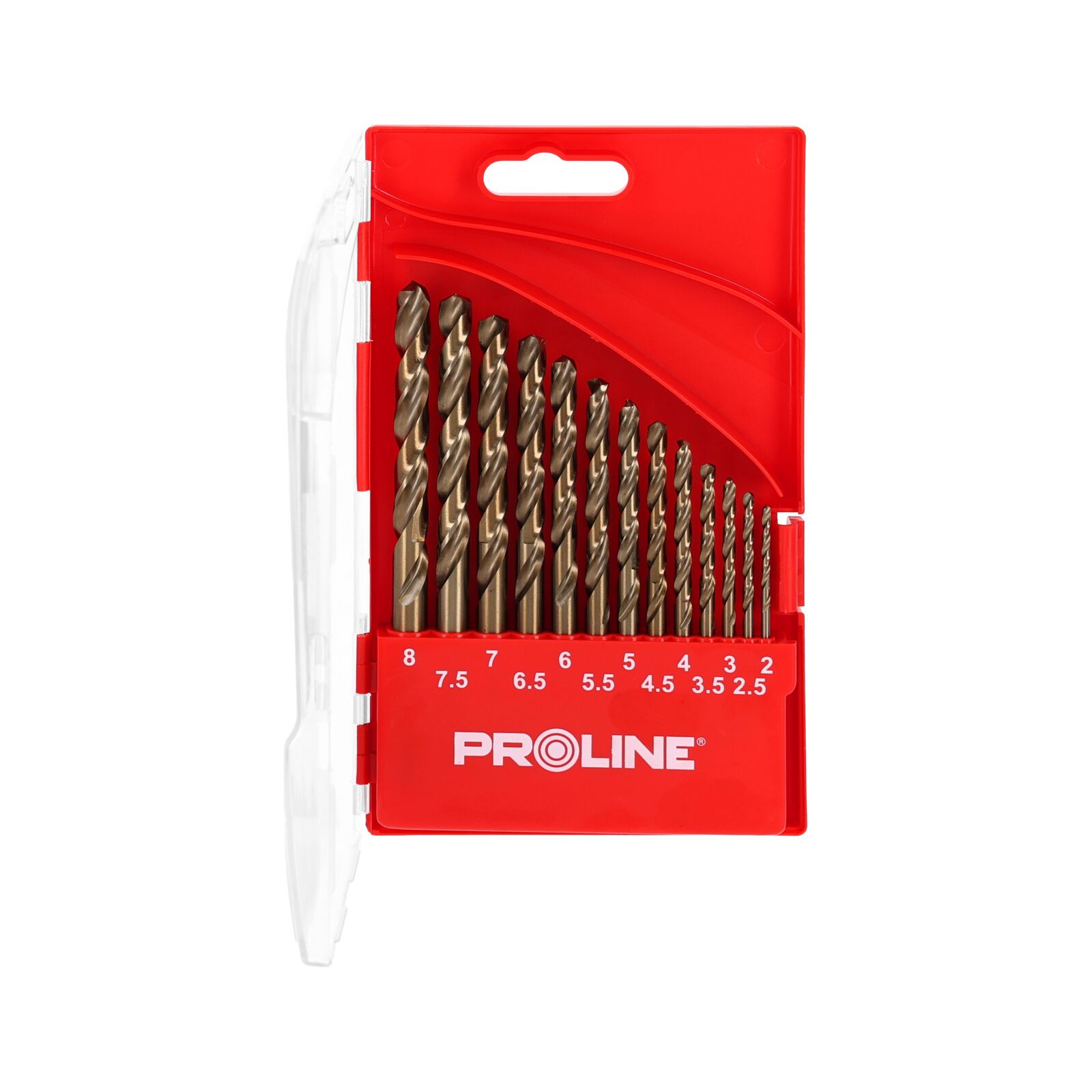 PROLINE TOOLS 13 Delar HSSCO Spiralborr, DIN338 (1, 5-6, 5 mm), Proline - 6