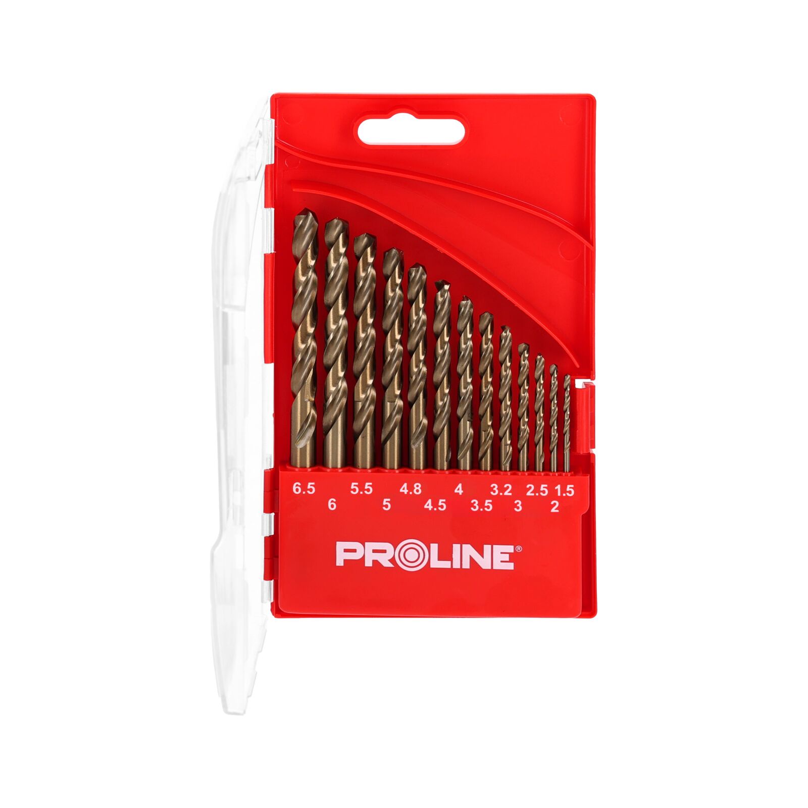 PROLINE TOOLS 13 Delar HSSCO Spiralborr DIN338 (2-8 mm), Proline - 6