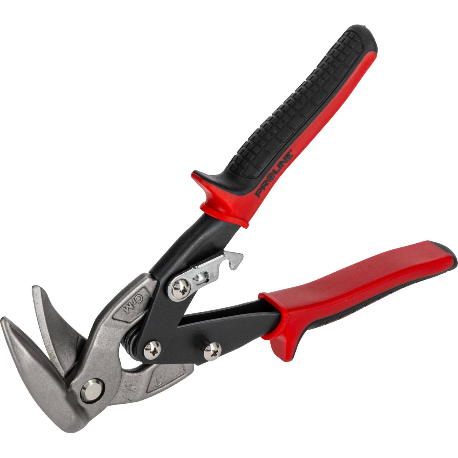 PROLINE TOOLS Plåtsax med utväxling, vinklad vänster 220 mm, Proline - 5
