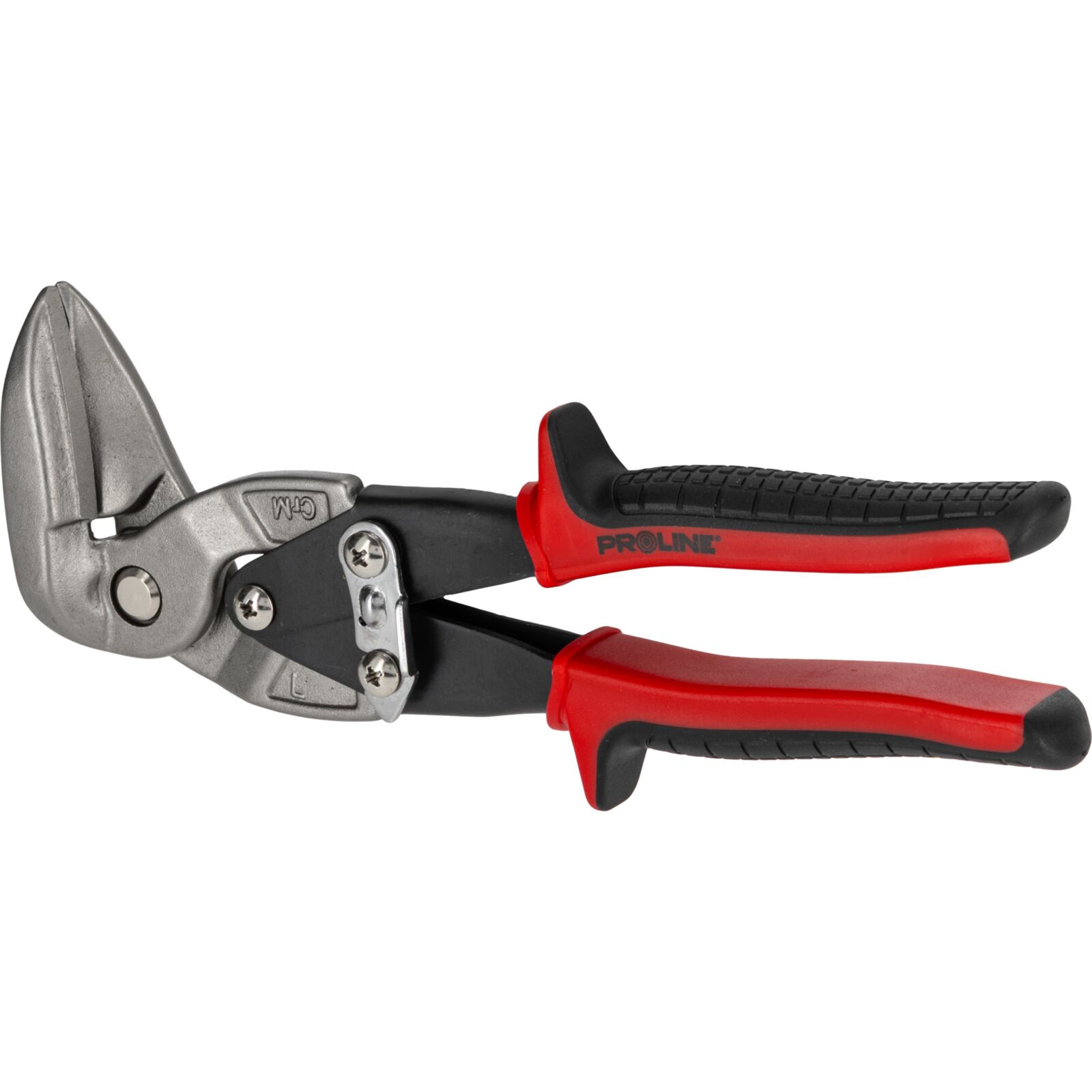 PROLINE TOOLS Plåtsax med utväxling, vinklad vänster 220 mm, Proline - 2