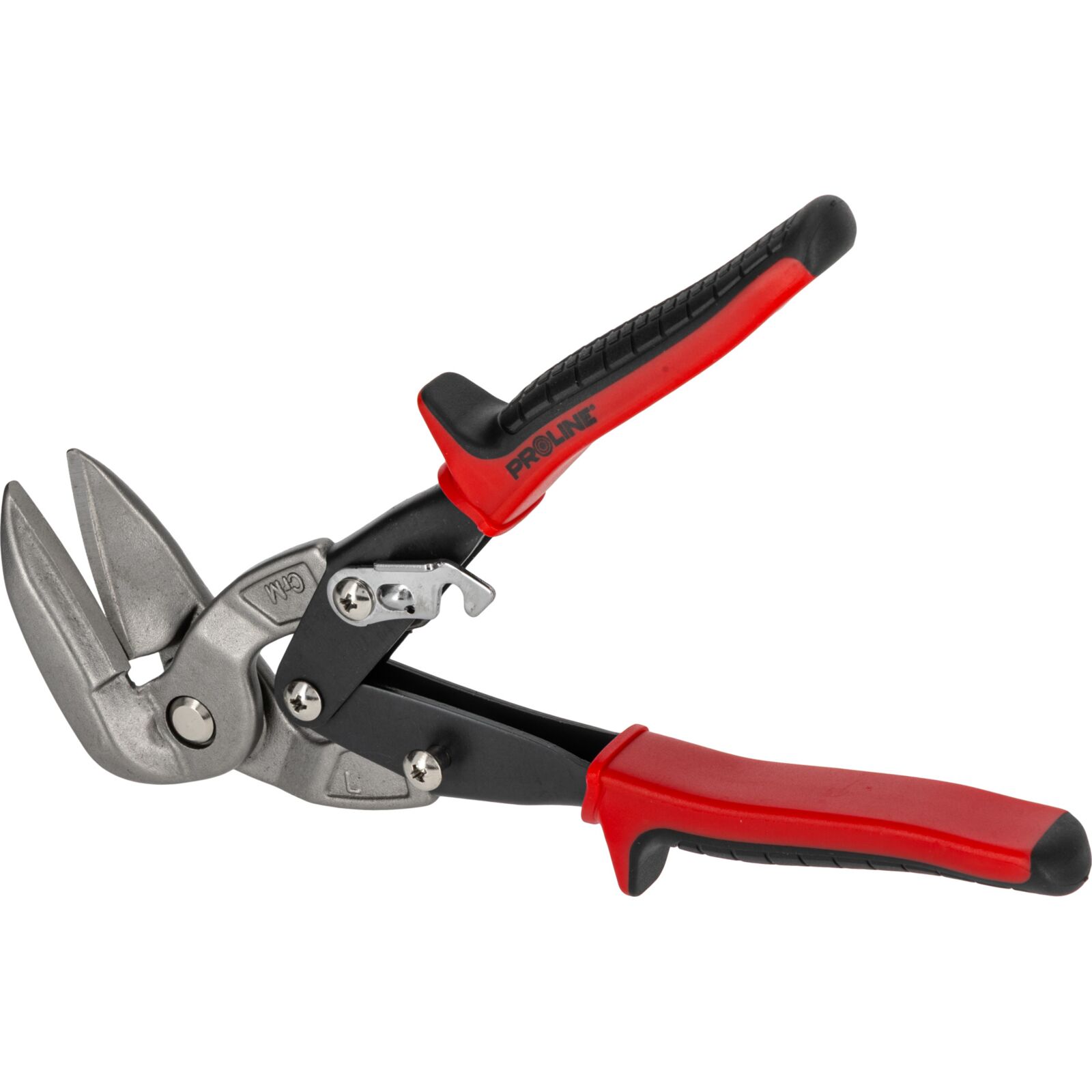 PROLINE TOOLS Plåtsax med utväxling, vinklad vänster 220 mm, Proline - 4