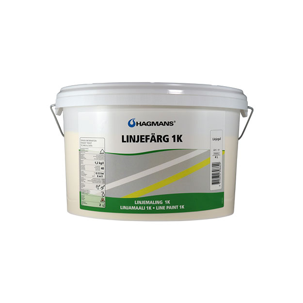 Hagmans Linjefärg 1K Vit 4 L