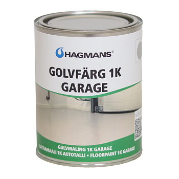 Hagmans Golvfärg 1K Garage Grå 1 L