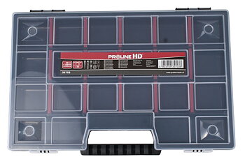 PROLINE TOOLS HD Förvaringsbox Organiser med Handtag 23 Fack 3.5 x 19.5 x 29 cm, Proline HD