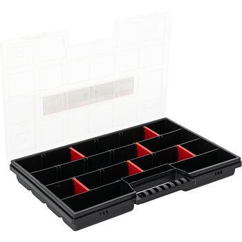 PROLINE TOOLS HD Förvaringsbox Organiser med Handtag 23 Fack 3.5 x 19.5 x 29 cm, Proline HD