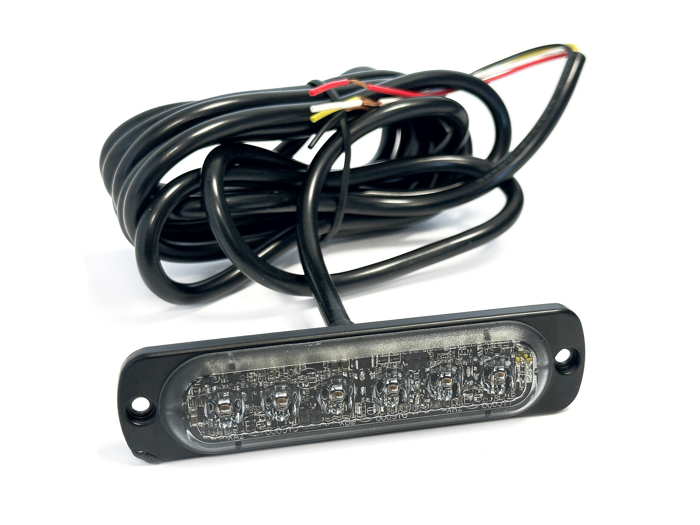 Blixtljus LED R65, mörkt glas, 3 m rund ADR-kabel - 4