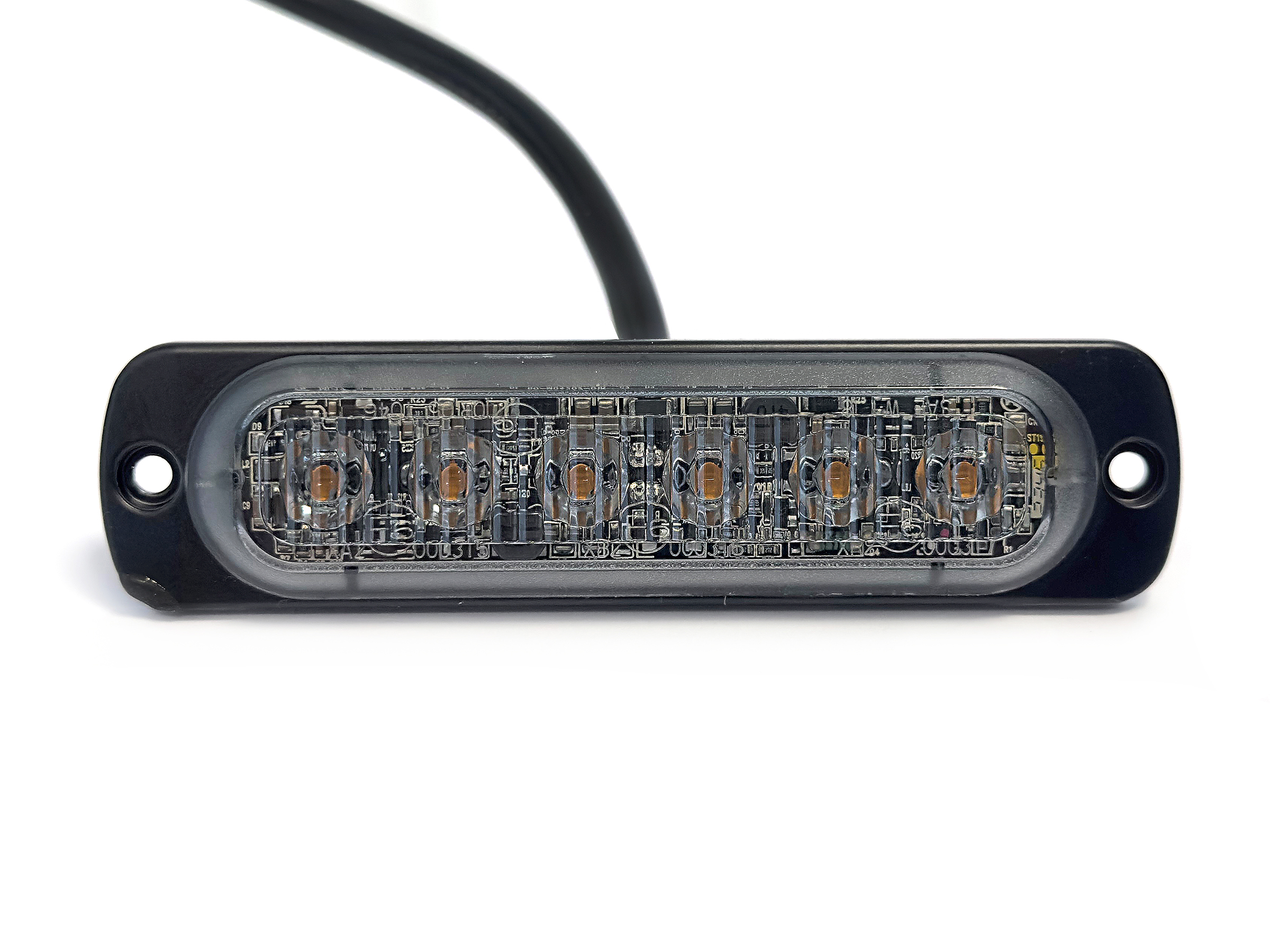 Blixtljus LED R65, mörkt glas, 3 m rund ADR-kabel - 3