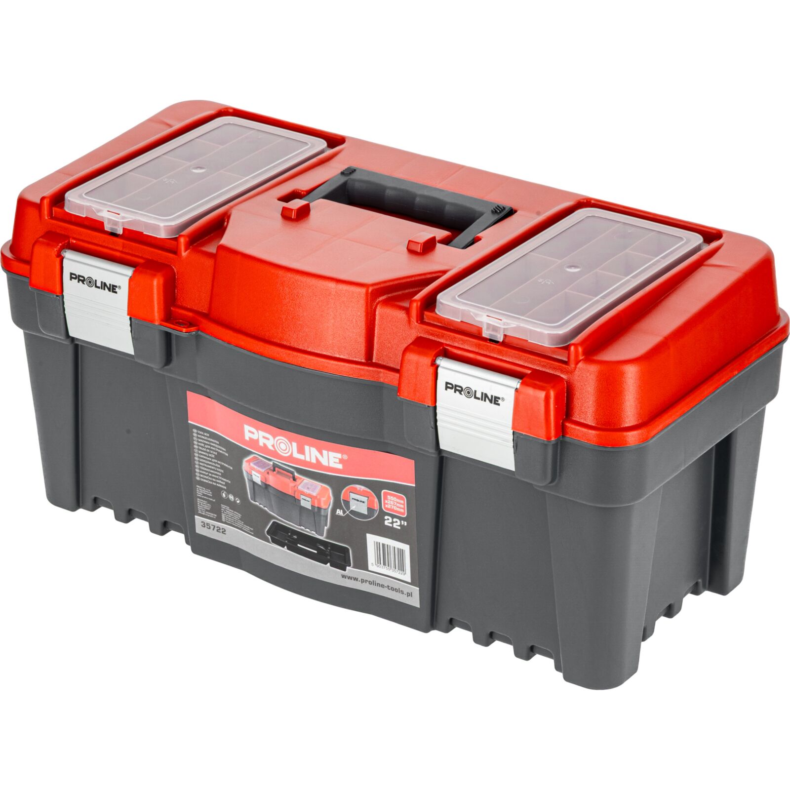 PROLINE TOOLS Verktygslåda 2255 x 27 x 27 cm, Proline - 2