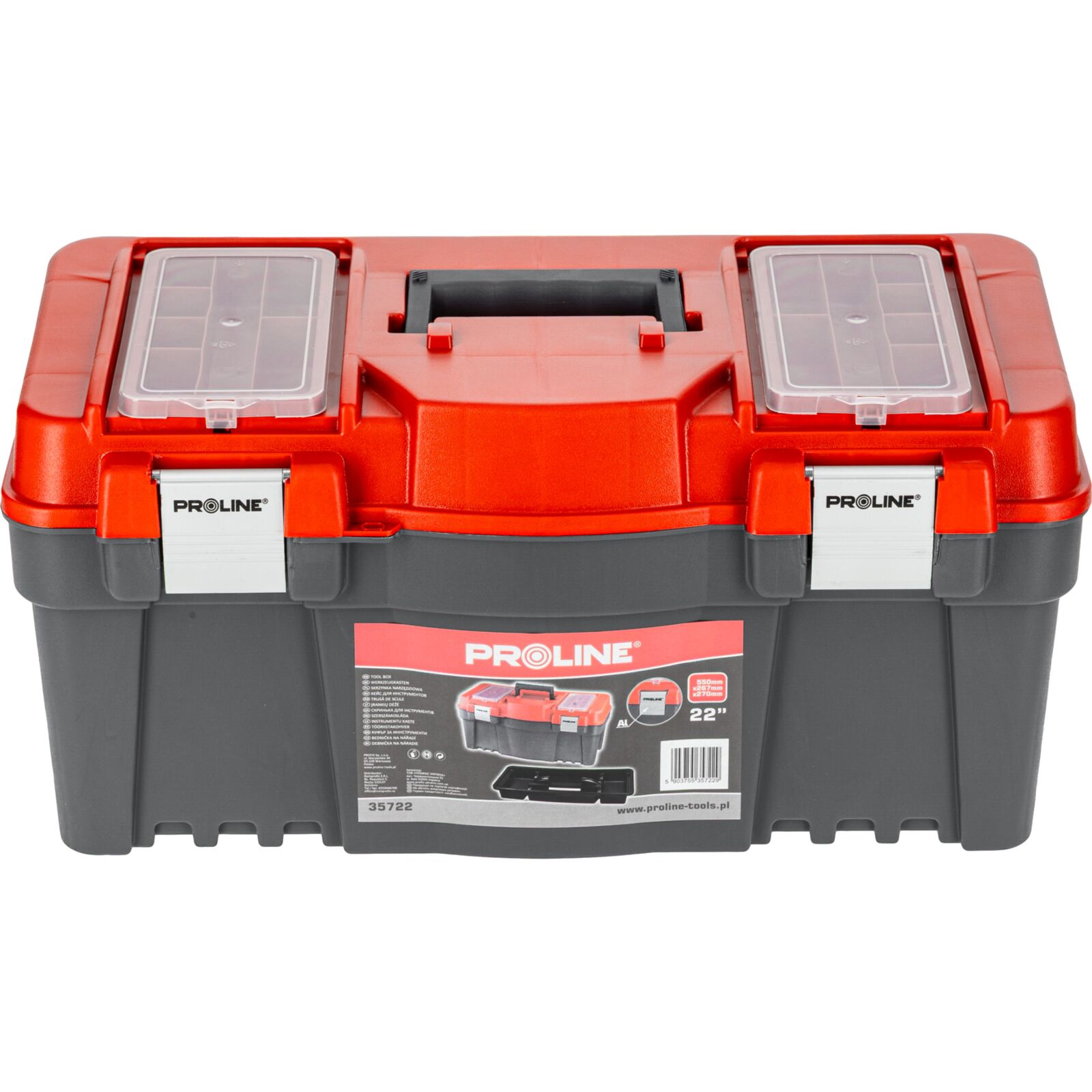 PROLINE TOOLS Verktygslåda 2255 x 27 x 27 cm, Proline - 3
