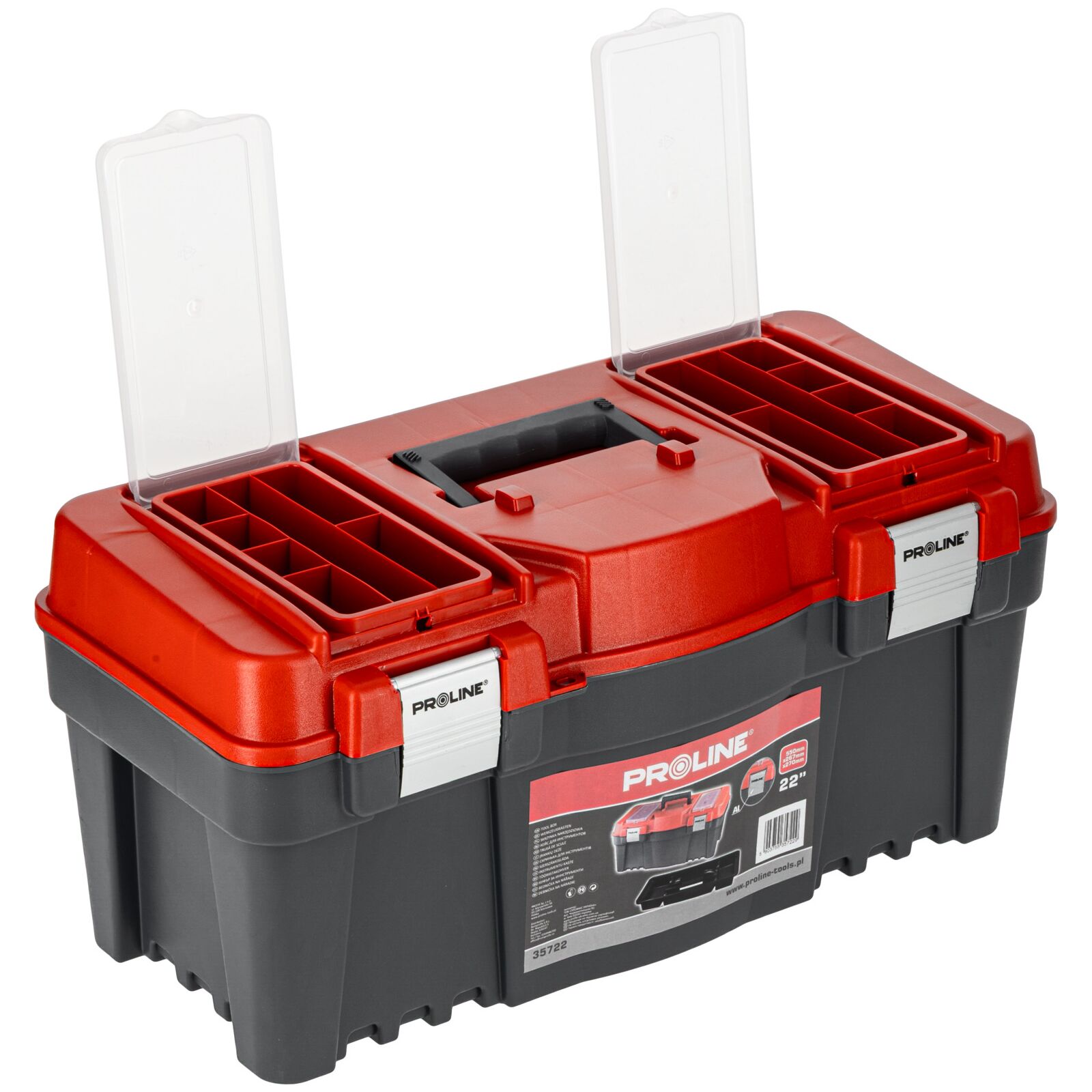 PROLINE TOOLS Verktygslåda 2255 x 27 x 27 cm, Proline - 4