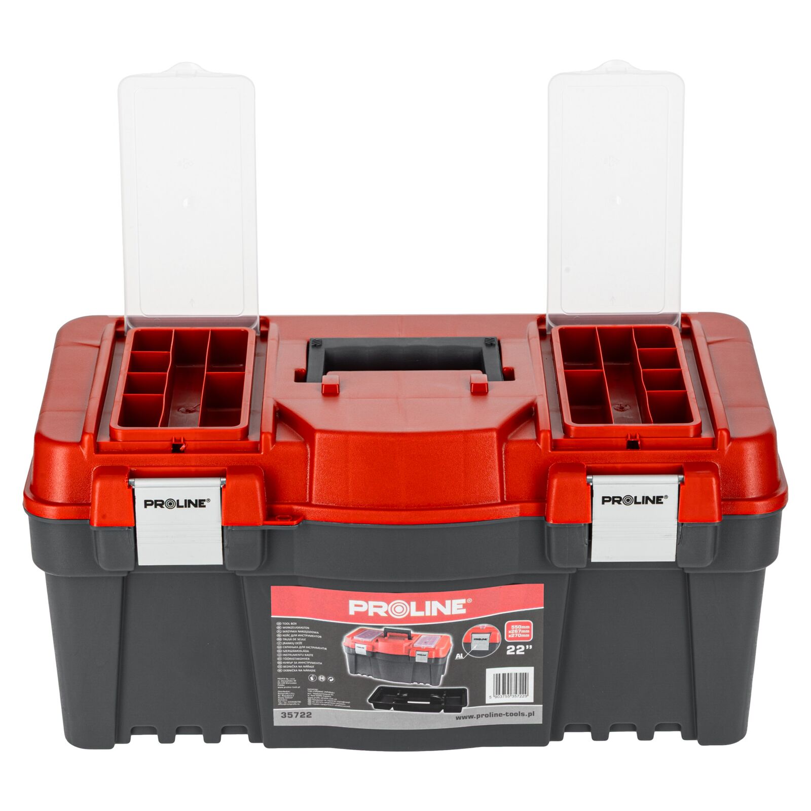 PROLINE TOOLS Verktygslåda 2255 x 27 x 27 cm, Proline - 6