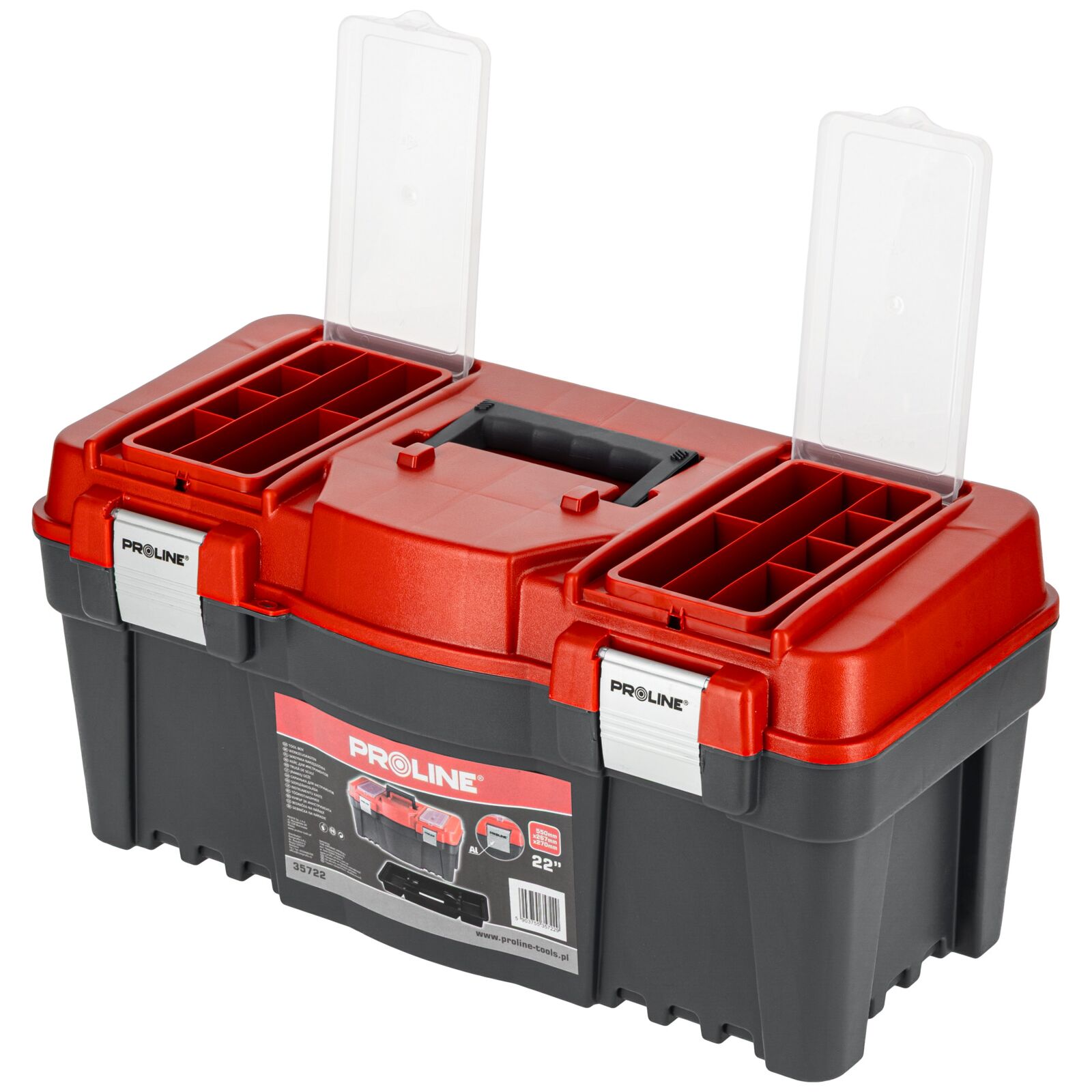 PROLINE TOOLS Verktygslåda 2255 x 27 x 27 cm, Proline - 5