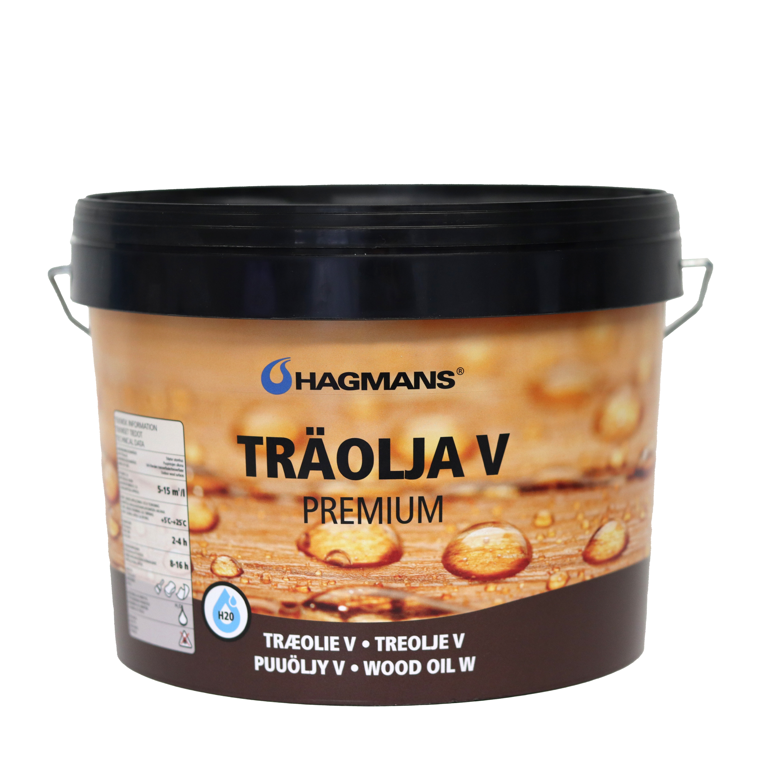 Hagmans Träolja V Premium 3 L - 2
