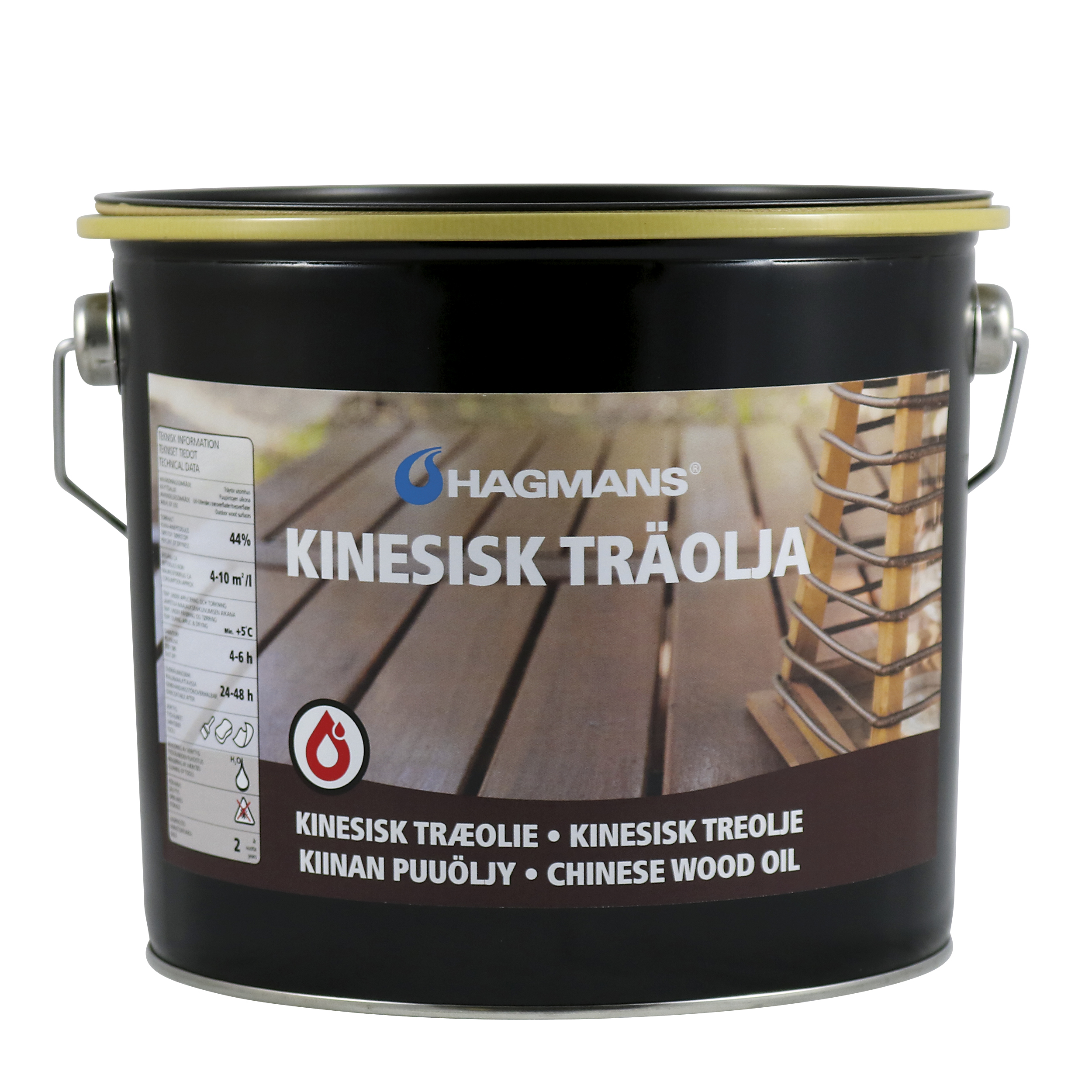 Hagmans Kinesisk Träolja 3 L - 2