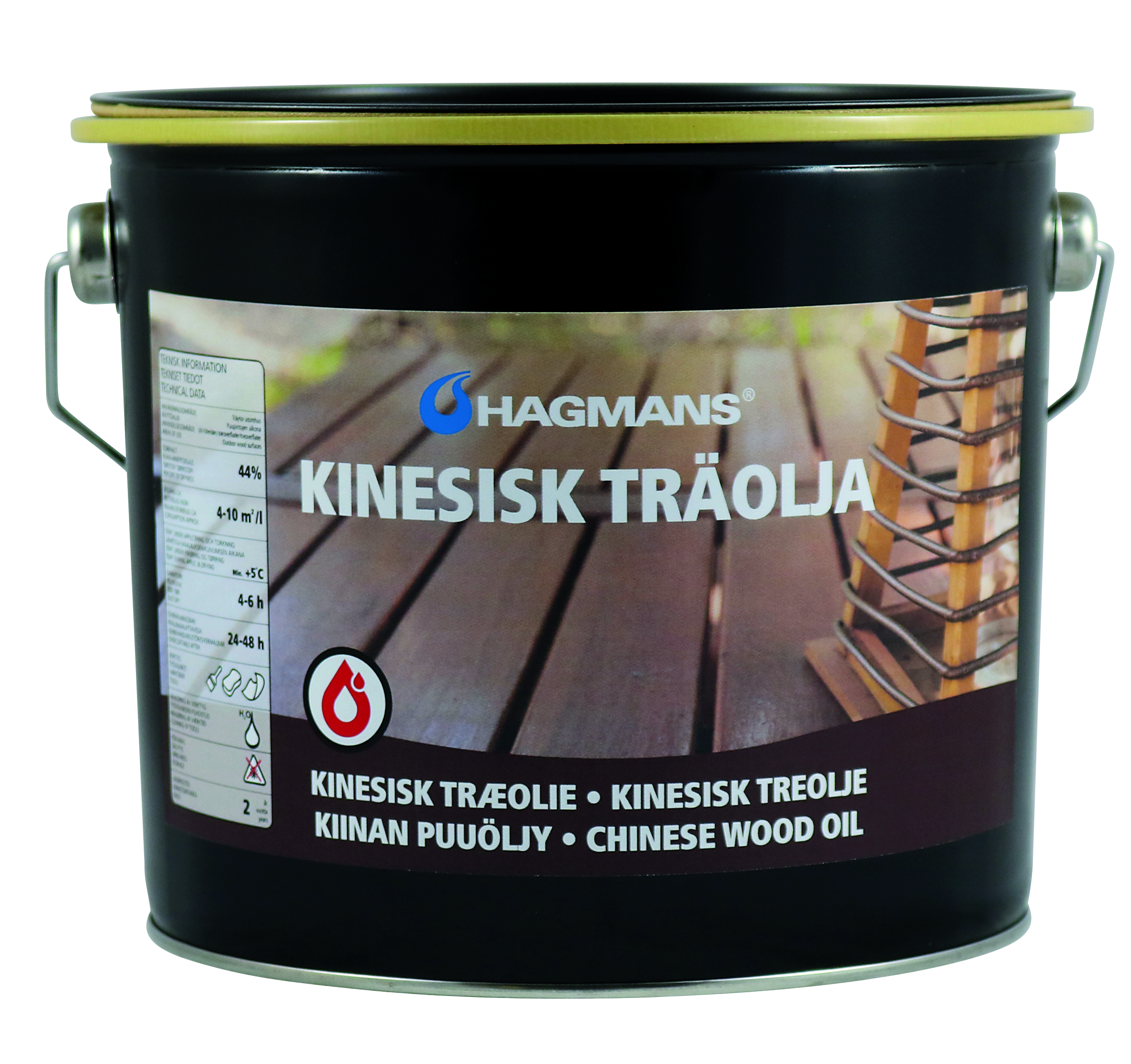 Hagmans Kinesisk Träolja 3 L