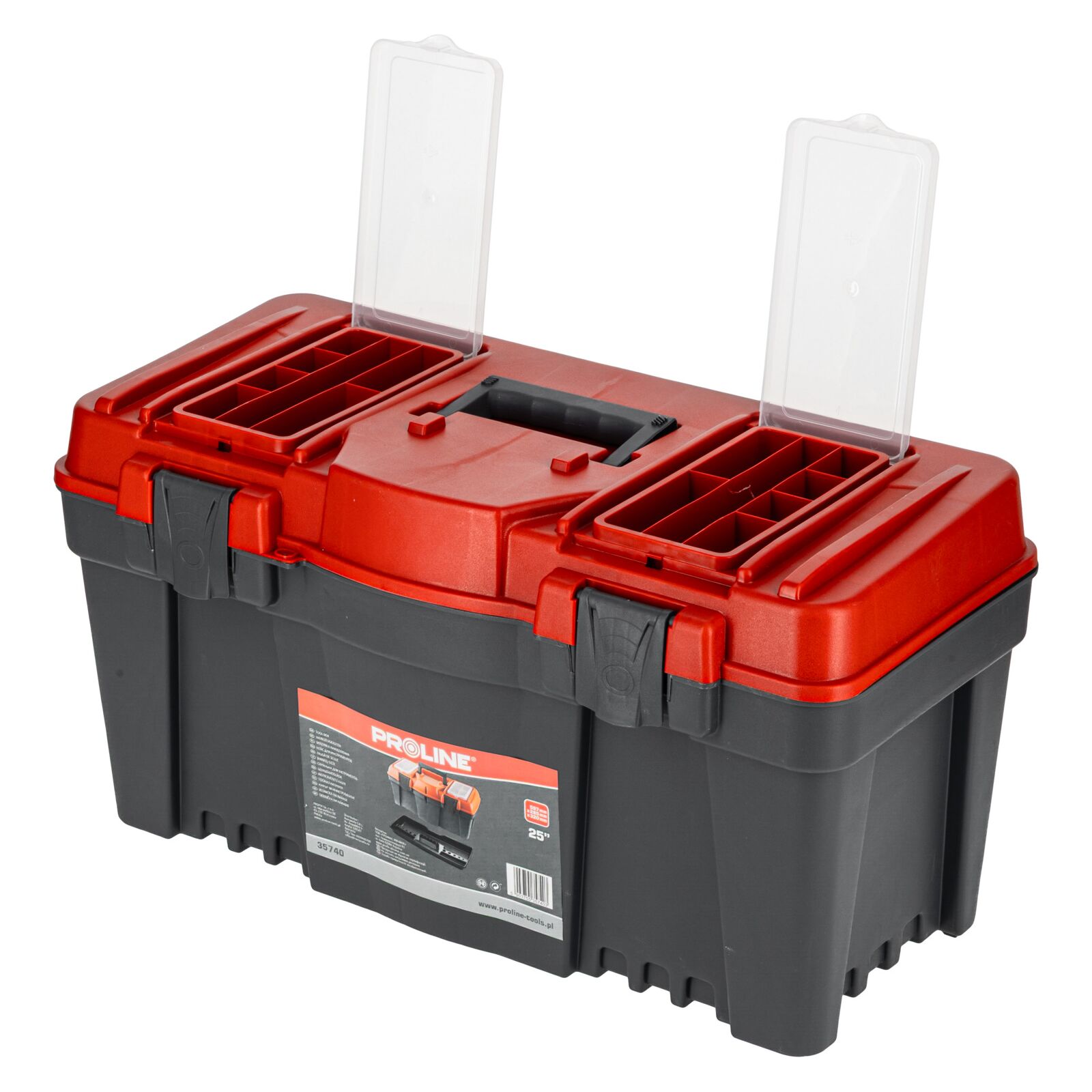 PROLINE TOOLS Verktygslåda 25, 60 x 29 x 32 cm, Proline - 5