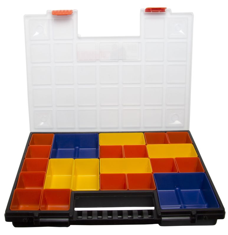 PROLINE TOOLS HD Förvaringsbox Organiser 21 Fack 39 x 30, 3 x 5 cm, PROLINE HD