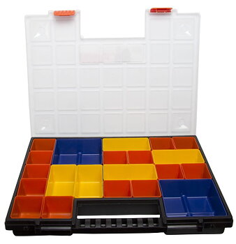 PROLINE TOOLS HD Förvaringsbox Organiser 21 Fack 39 x 30, 3 x 5 cm, PROLINE HD