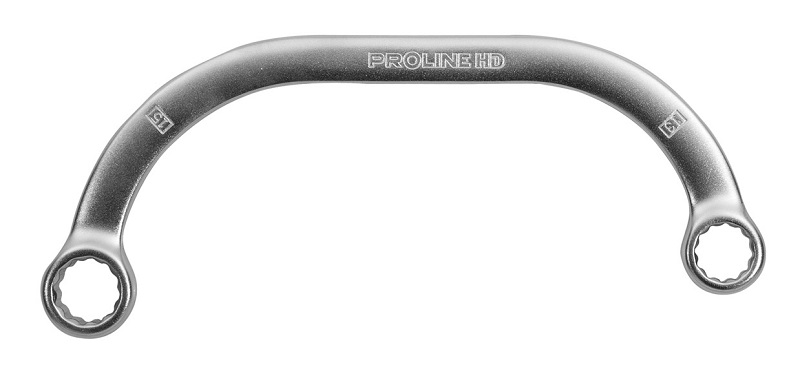 PROLINE TOOLS HD Böjd Ringnyckel Typ C 12-Kant 8 x 10–19 x 22 mm, Rostfri CrV, Proline HD (Nyckelstorlek (mm) : 10x12mm)