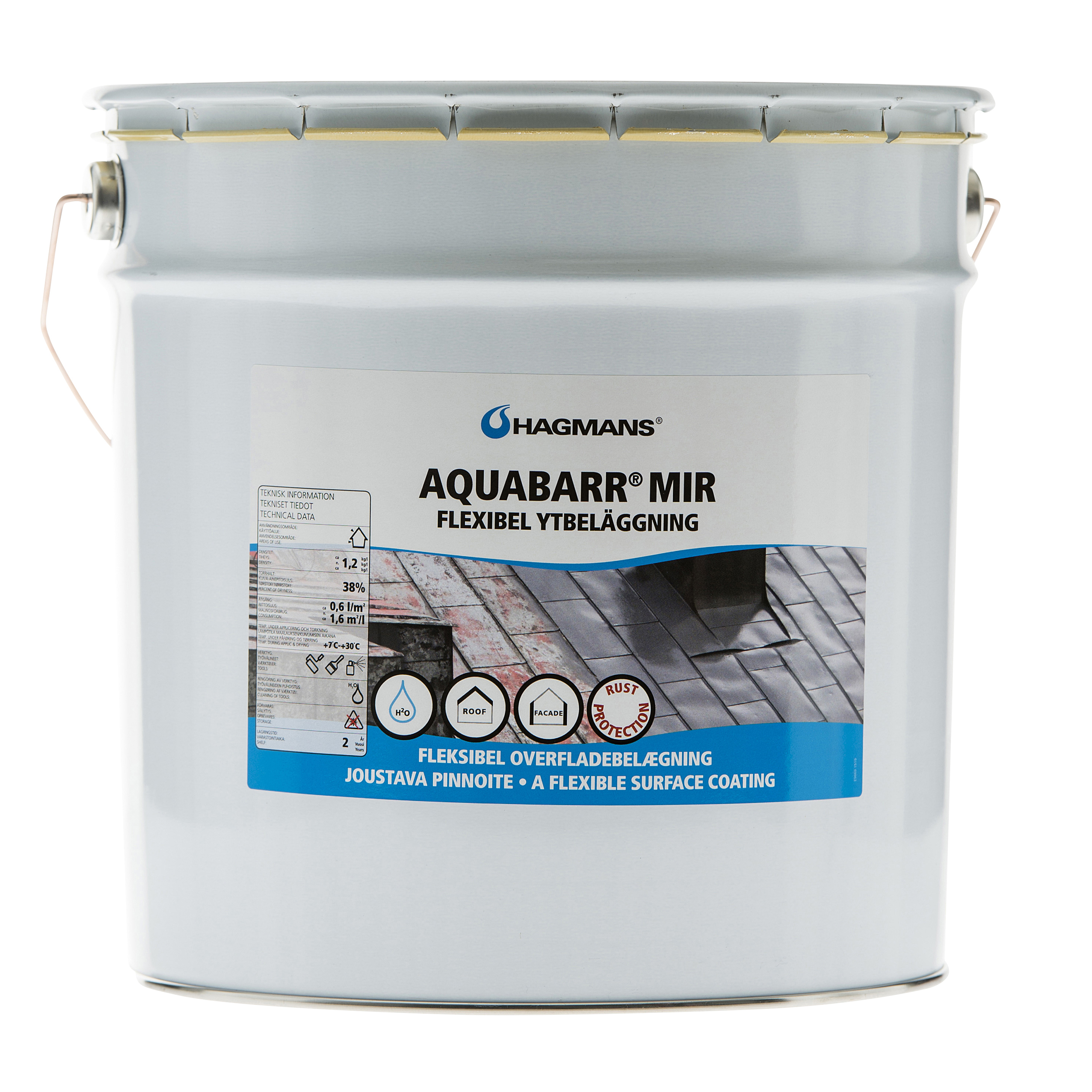 Hagmans Aquabarr MIR Svart 15 L - 2