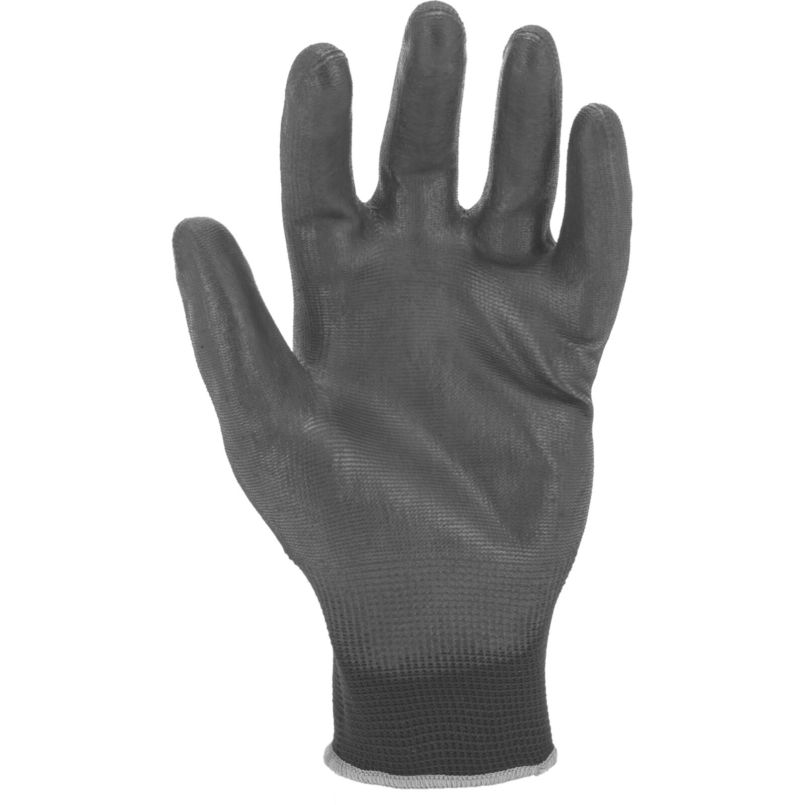 LahtiPro Arbetshandskar 12 par, polyuretan, svart-gråa, klass 2, CE, LAHTI (Handskestorlek : 10 [XL] Handlängd 20,4cm Omkrets 25,4cm) - 4