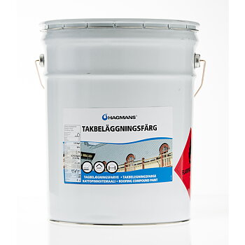 Hagmans Takbeläggningsfärg Tegelröd 20 KG